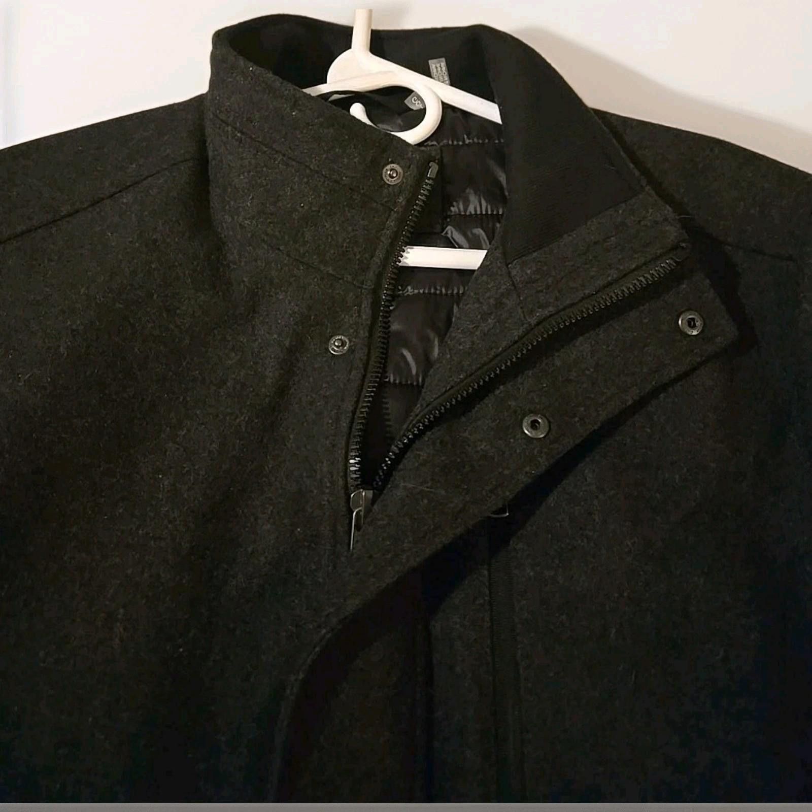 Calvin Klein Calvin Klein Mens Zip Up Wool Coat Jacket Size L Large NEW Size US L / EU 52-54 / 3 - 3 Thumbnail