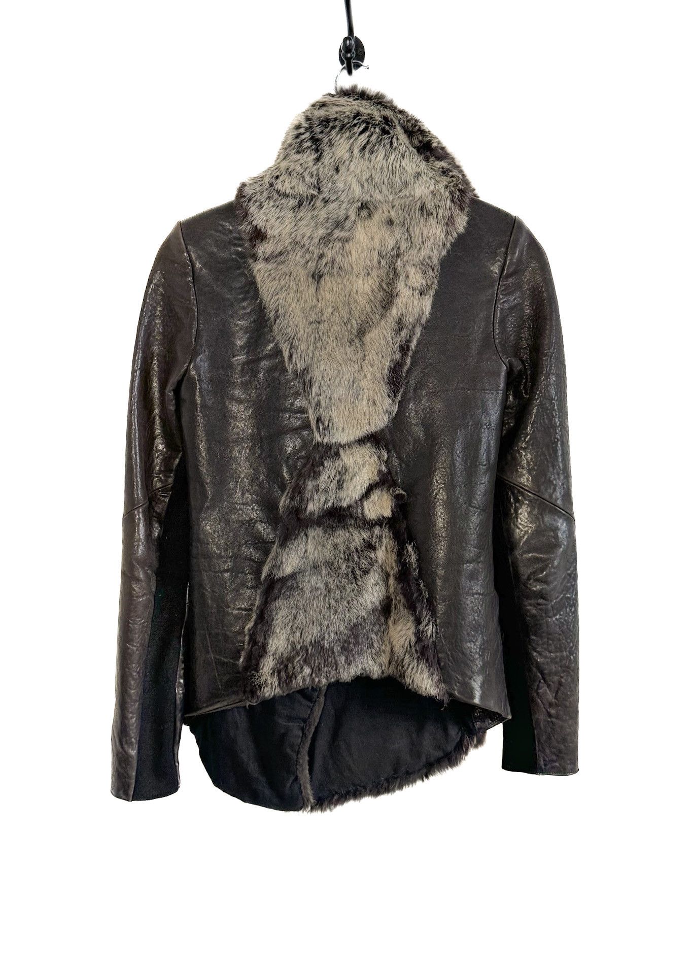 Helmut Lang × INTERMIX Helmut Lang X Intermix Flux Fur Leather Combo Jacket Size S / US 4 / IT 40 - 4 Thumbnail