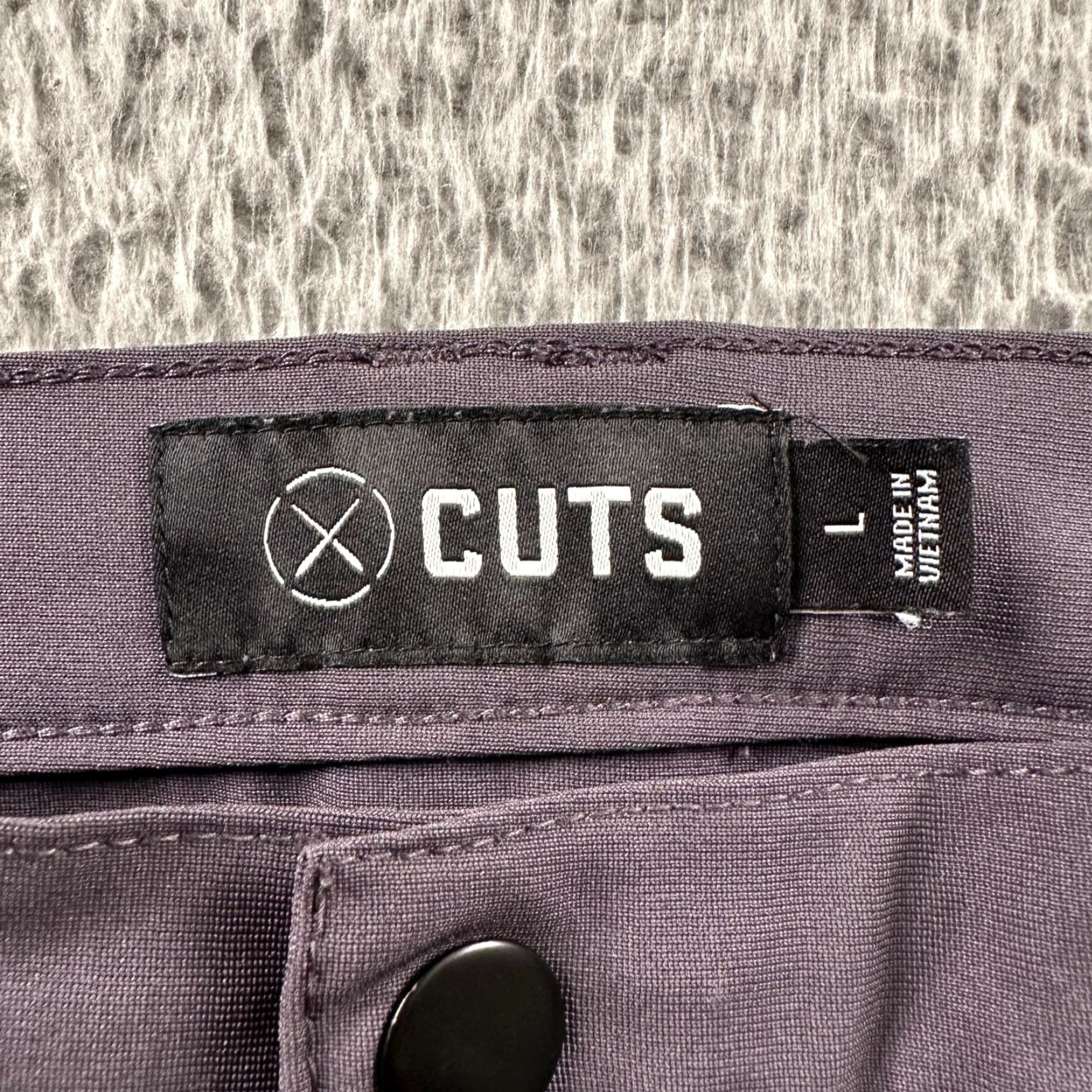 Cuts CUTS Pants Mens L Dark Gray Tapered Jogger Travel Performance Polyester Stretch Jeans Jogger Pants Size US 33 - 4 Thumbnail
