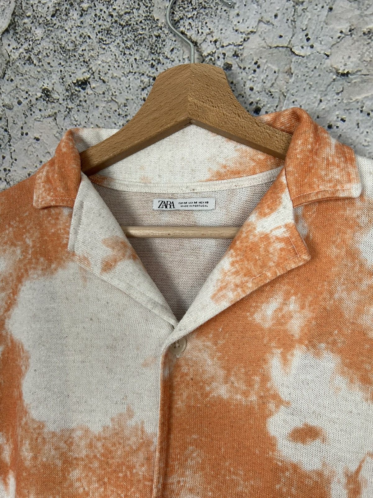 Zara Zara Orange Summer Shirt Alternative Avantgarde Hype Size US M / EU 48-50 / 2 - 3 Thumbnail