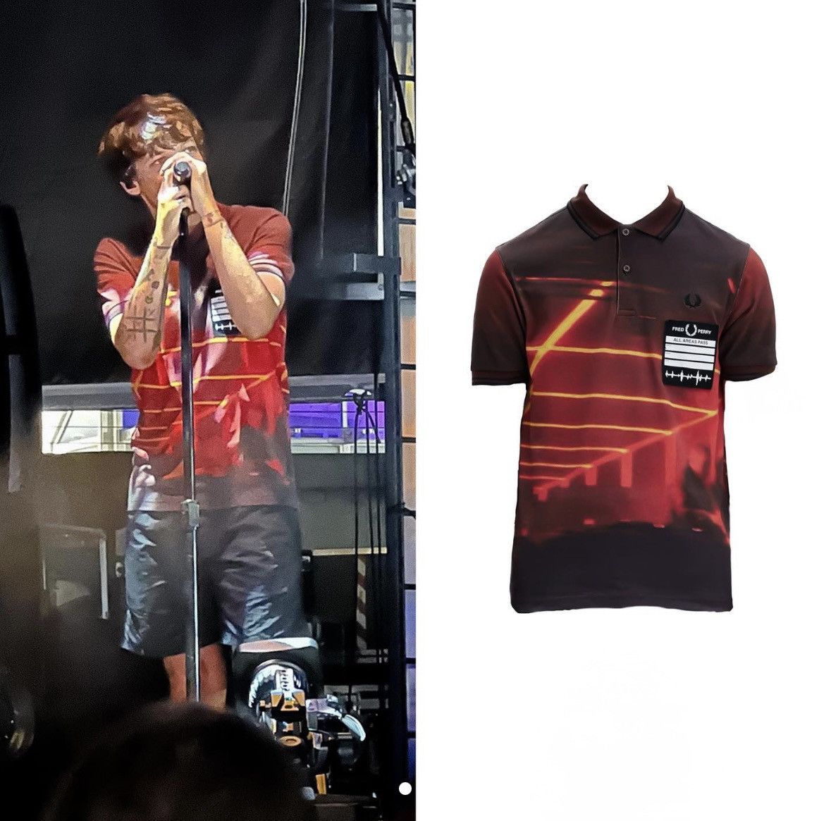 Fred Perry Fred Perry All Areas Pass x Louis Tomlinson Polo Shirt Size US M / EU 48-50 / 2 - 2 Thumbnail