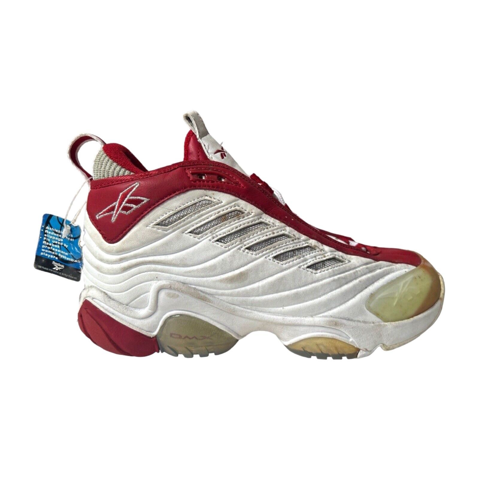 image of Vintage Reebok Dmx Basketball Shoes Womens Size 8 Deadstock NWT 90's 1998 in White