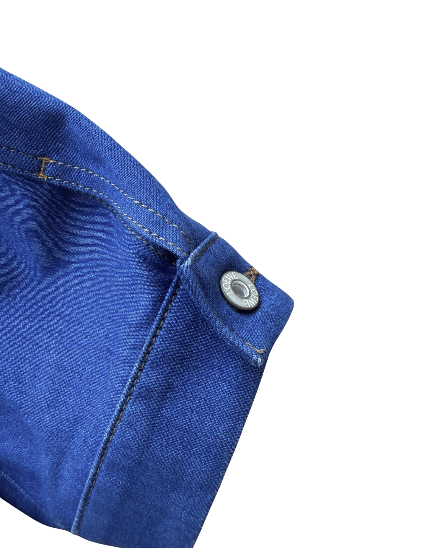 Loewe Bright Blue Asymmetric Workwear Jacket Size US M / EU 48-50 / 2 - 4 Thumbnail