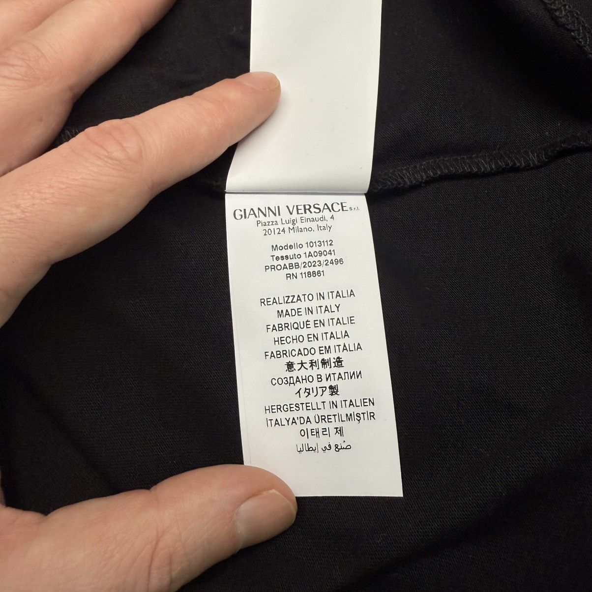 Versace €1300 Versace BNWT Men’s Blinding Lights T-Shirt Size L Size US L / EU 52-54 / 3 - 8 Thumbnail