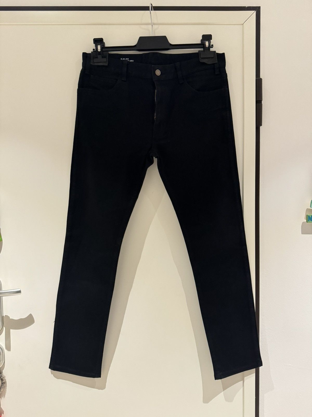 Image of Celine By Hedi Slimane Sk_003 In Black Denim, Men's (Size 31)