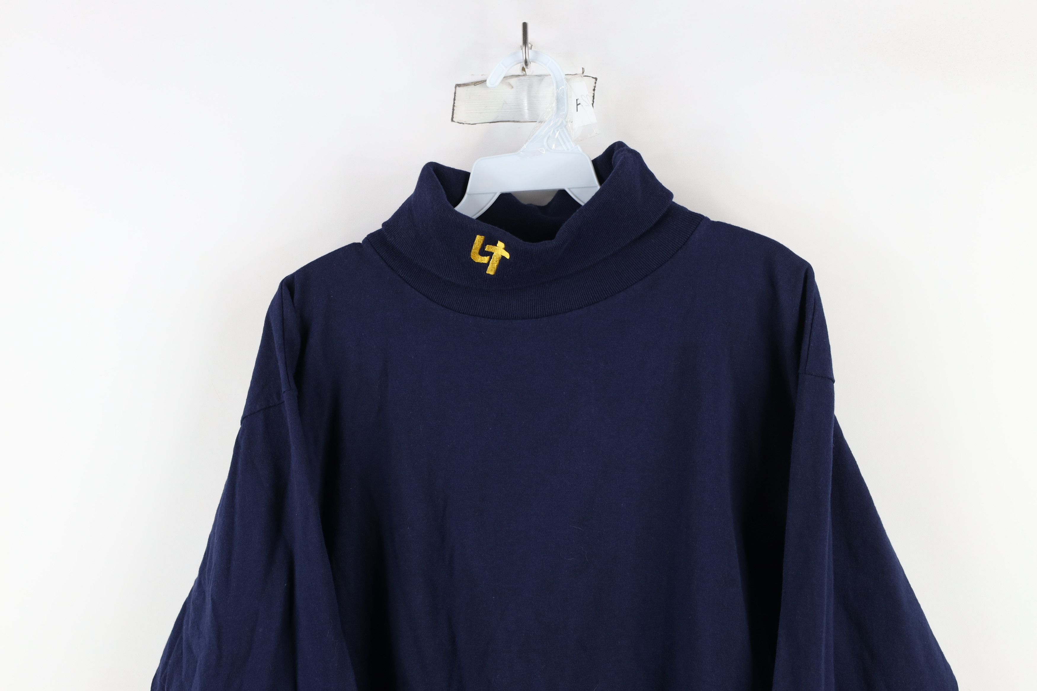 Vintage Vintage 90s Streetwear University Toledo Turtleneck T-Shirt Size US L / EU 52-54 / 3 - 2 Thumbnail