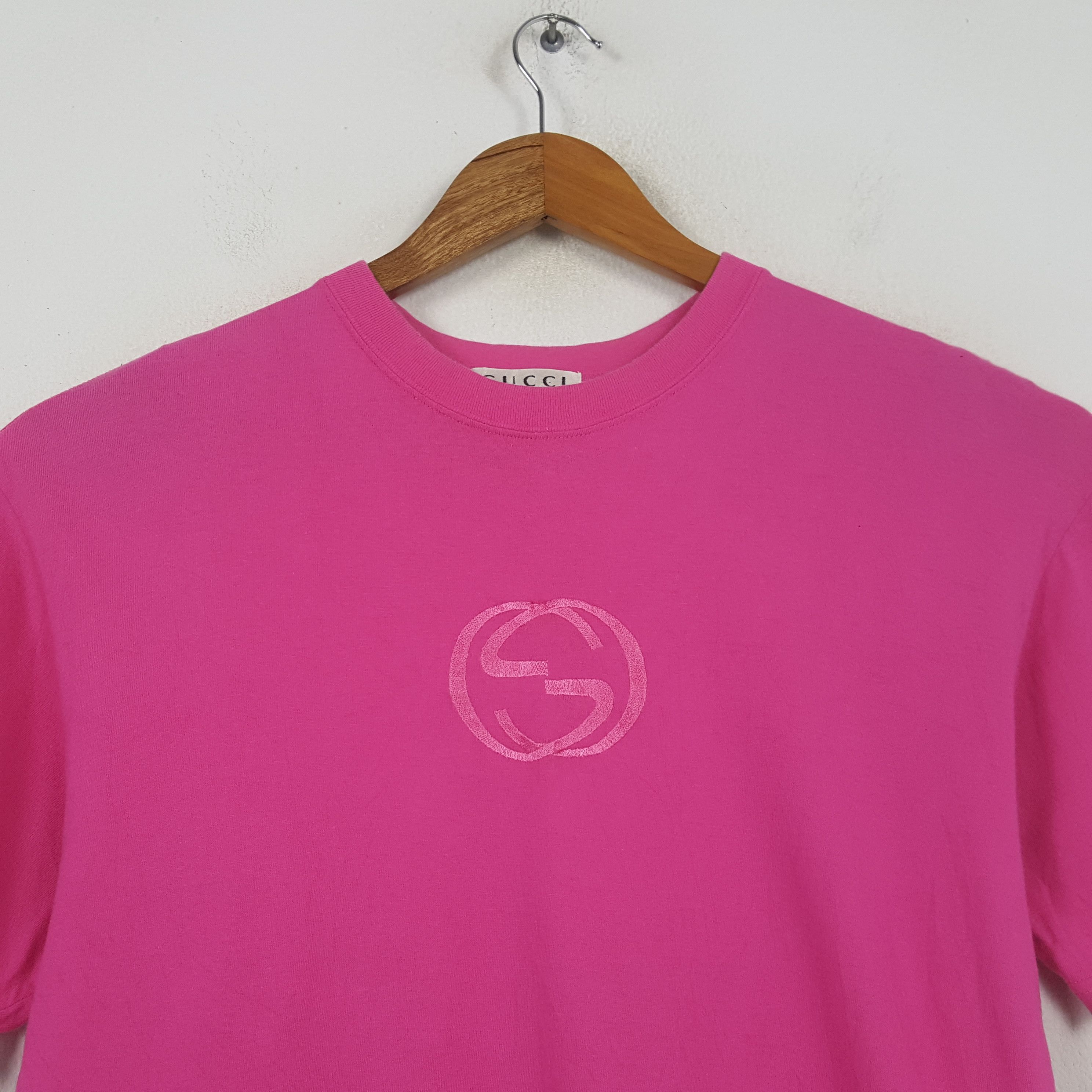 Gucci Vintage GUCCI Italian Luxury Fashion Brand T-shirt 31 Size US M / EU 48-50 / 2 - 2 Thumbnail