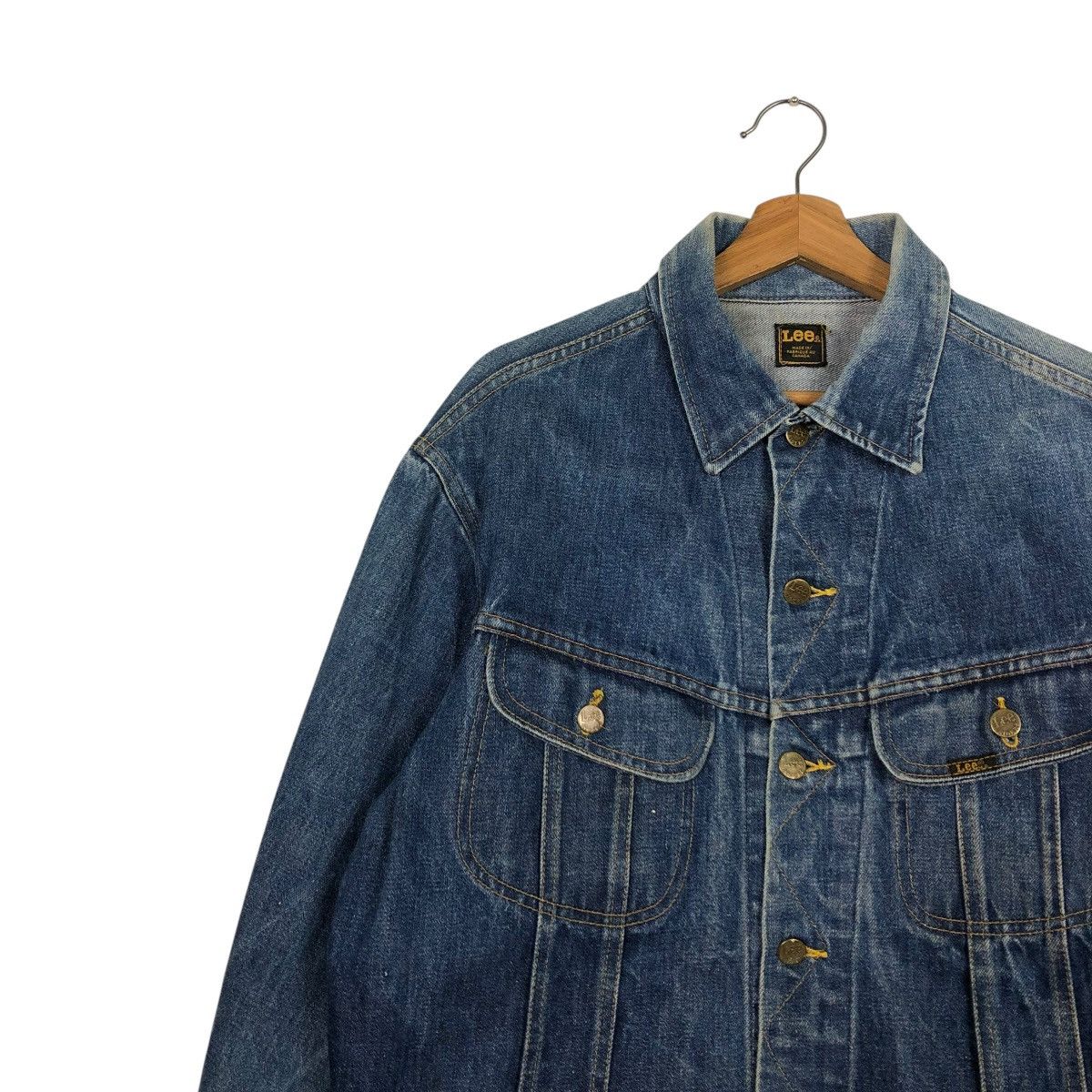 Lee 🔥VINTAGE 80’s TRUCKER DENIM JACKET LEE MADE IN CANADA Size US M / EU 48-50 / 2 - 9 Thumbnail