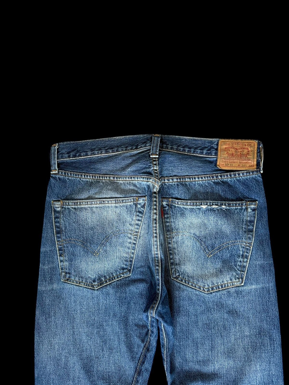 Levi's Levi’s 501 XX Selvedge Washed Distressed Denim 1947 Big E Size US 34 / EU 50 - 4 Thumbnail