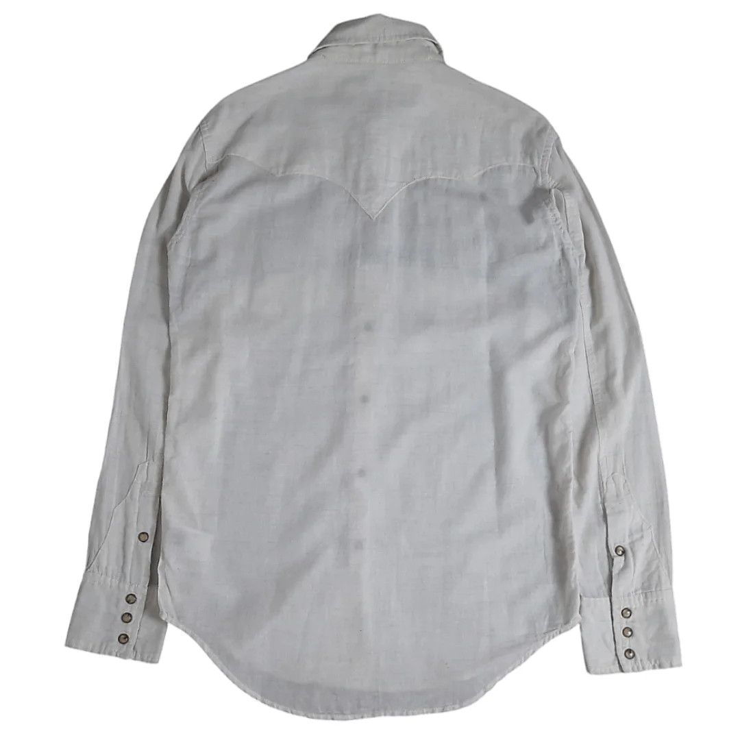 14th Addiction × KMRii × Le Grande Bleu (L.G.B.) G.O.A goa Pearl Snap Button Linen Shirt Size US M / EU 48-50 / 2 - 6 Thumbnail