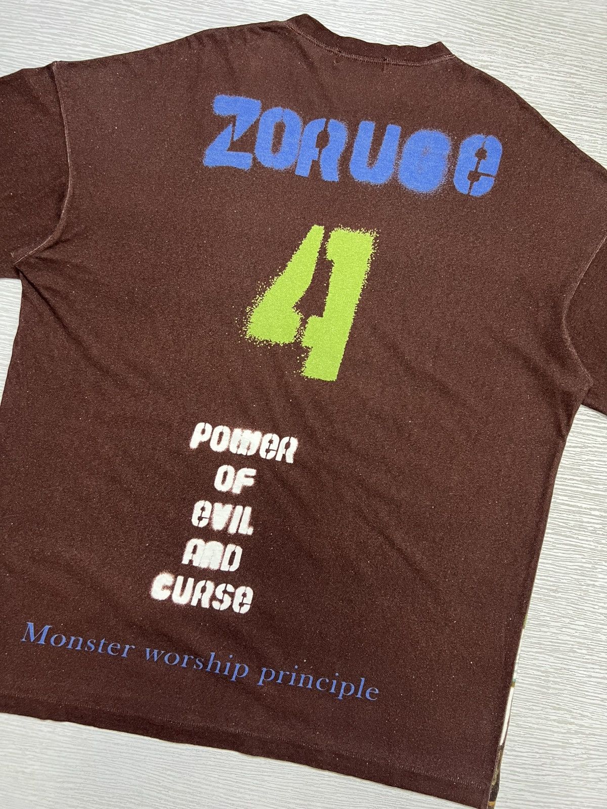 Undercover Undercover - S/S ‘19 - Tokyo Monster Print T-Shirt Bordeaux Size US XL / EU 56 / 4 - 10 Thumbnail