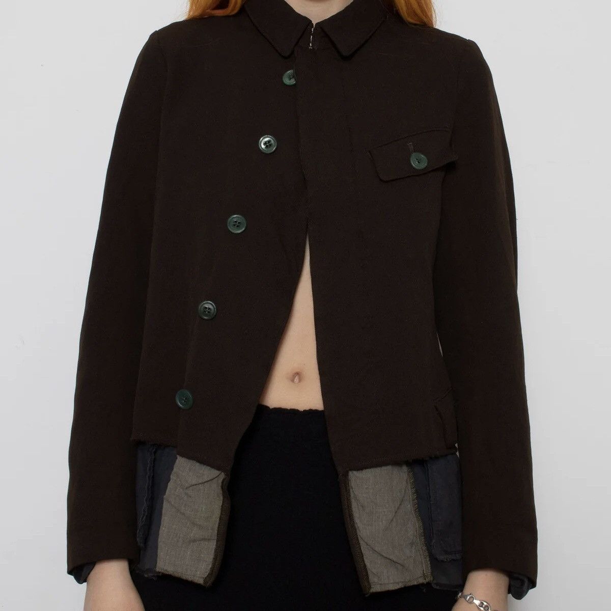 Comme des Garcons Robe De Chambre Comme Des Garcons 2003 S/S Layered Jacket Size L / US 10 / IT 46 - 2 Thumbnail