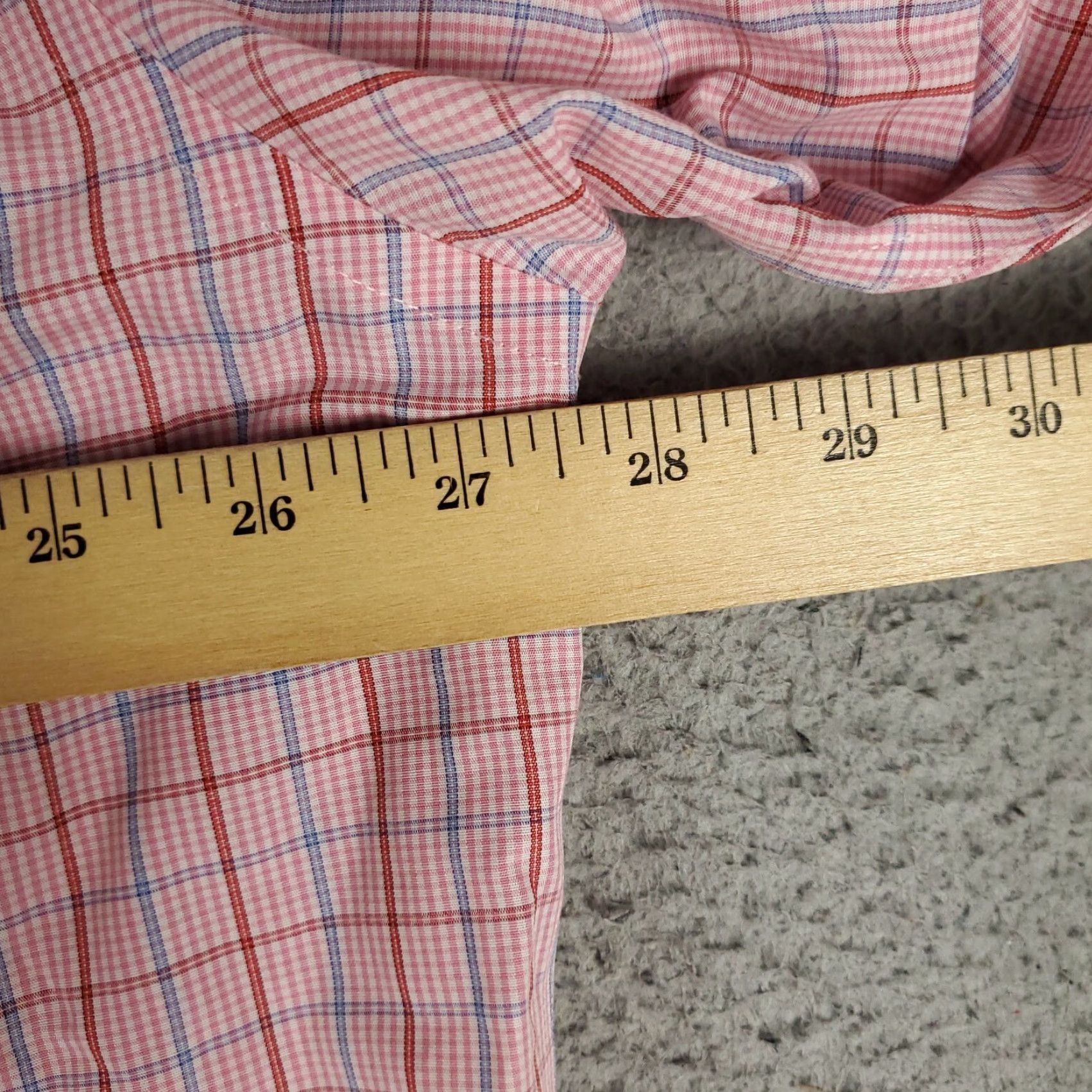 Brooks Brothers Brooks Brothers Shirt Mens XL Pink Plaid Button-Up Long Sleeve Cotton Size US XL / EU 56 / 4 - 5 Thumbnail