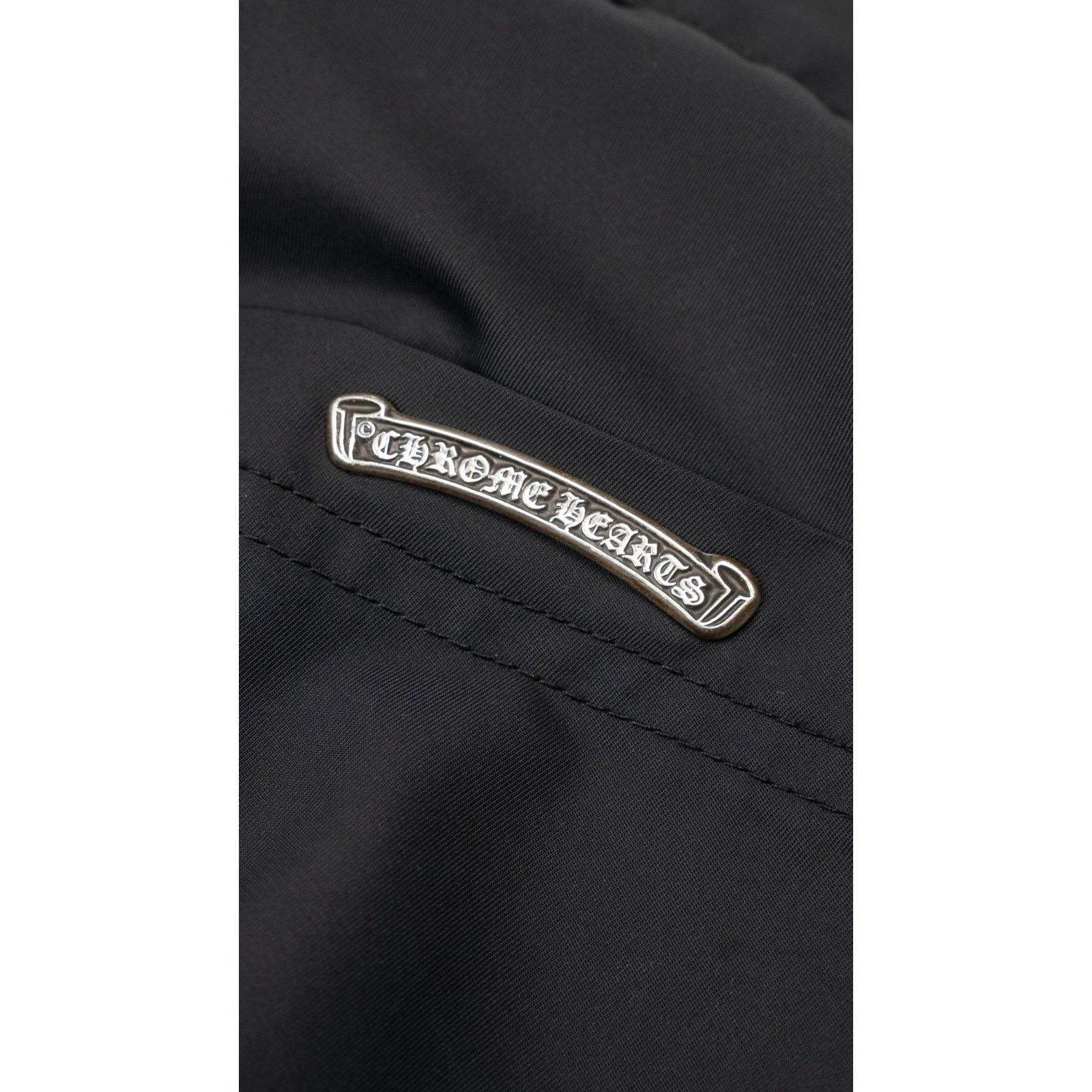 Chrome Hearts Leather Double Knee Nylon Carpenter Pants 'Black' Size US 38 / EU 54 - 8 Thumbnail