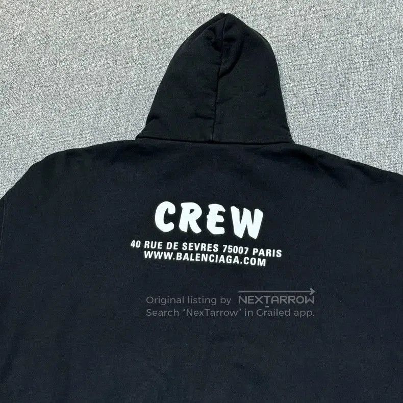 Balenciaga Balenciaga Crew Logo Zip Hoodie Black. Size US S / EU 44-46 / 1 - 6 Thumbnail