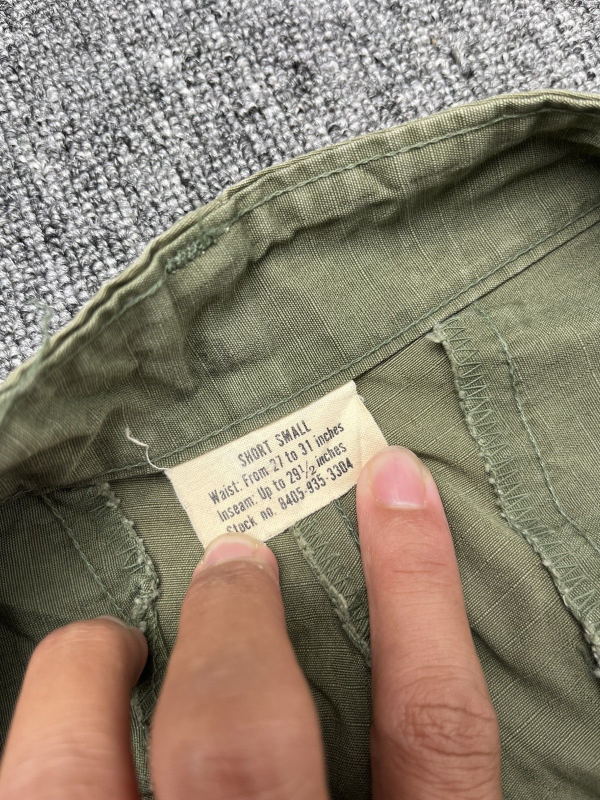Vintage Vintage Millitary rip stop OG-107 mfg cargo pants Size US 32 / EU 48 - 9 Thumbnail