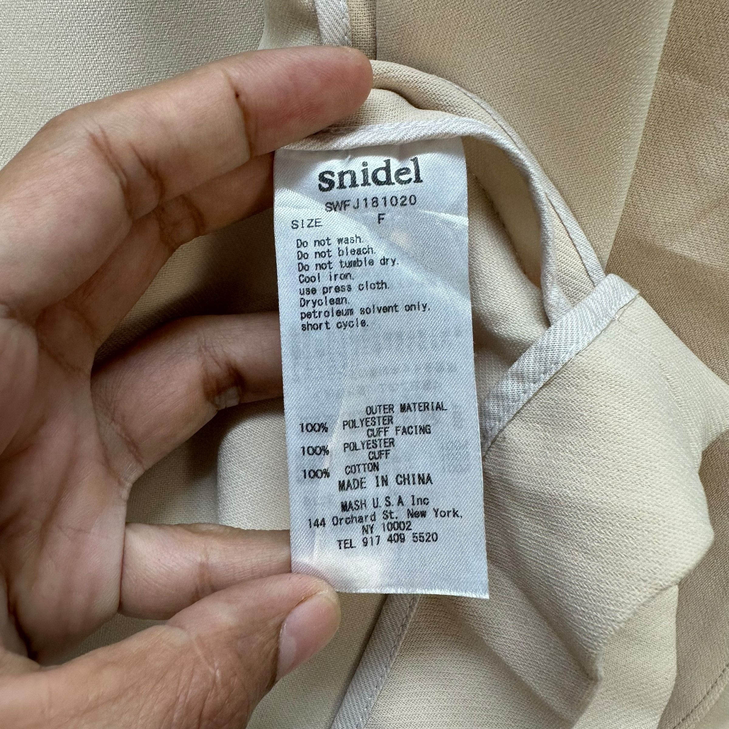Japanese Brand SNIDEL Belted Suit Jacket Blazer #A68-1634 Size ONE SIZE - 9 Thumbnail