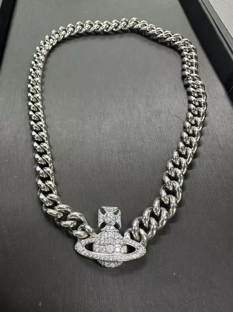 Vivienne Westwood Vivienne Westwood The Saturn necklace Size ONE SIZE - 1 Thumbnail