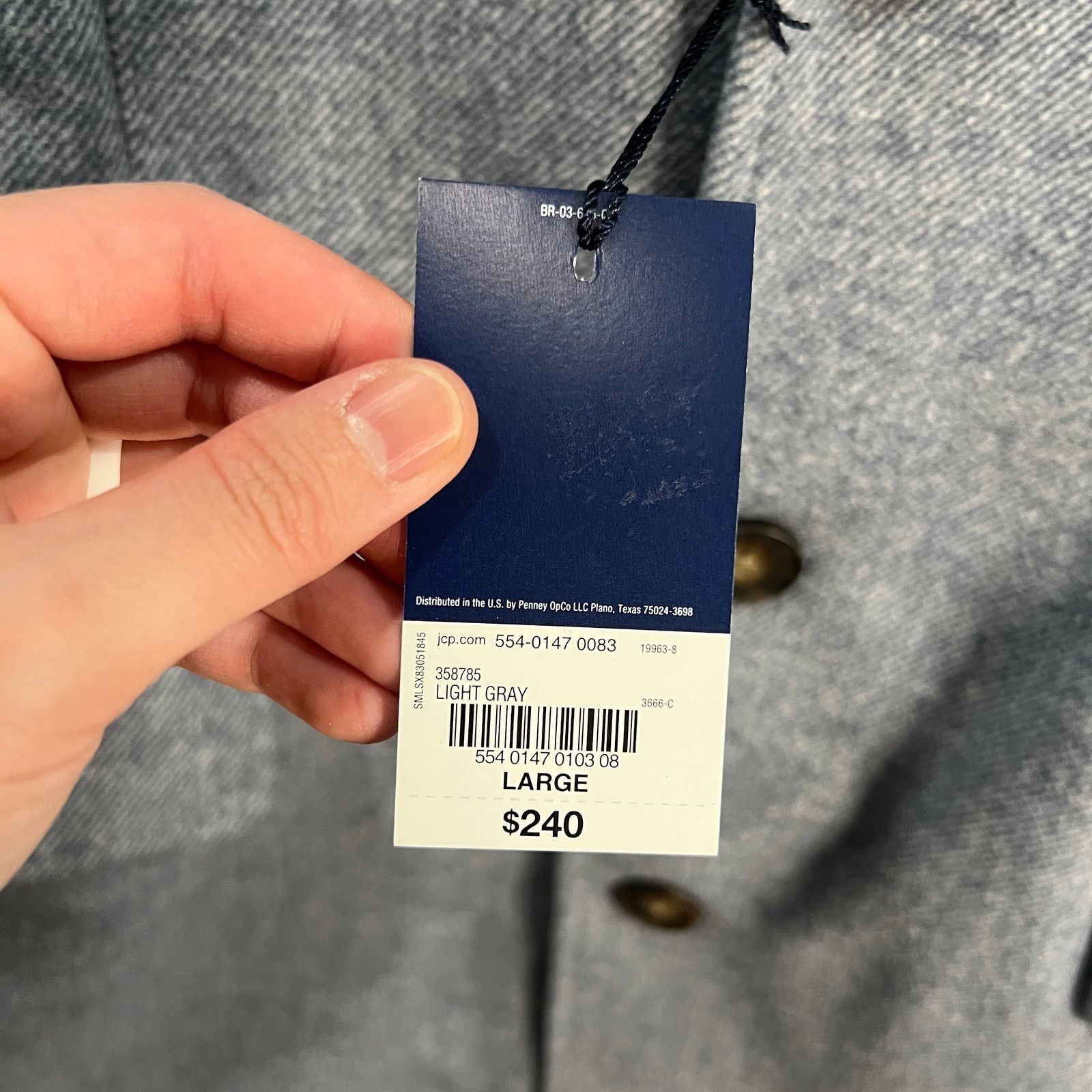 Other Stafford Mens Water Resistant Midweight Topcoat Coat Size US L / EU 52-54 / 3 - 23 Thumbnail