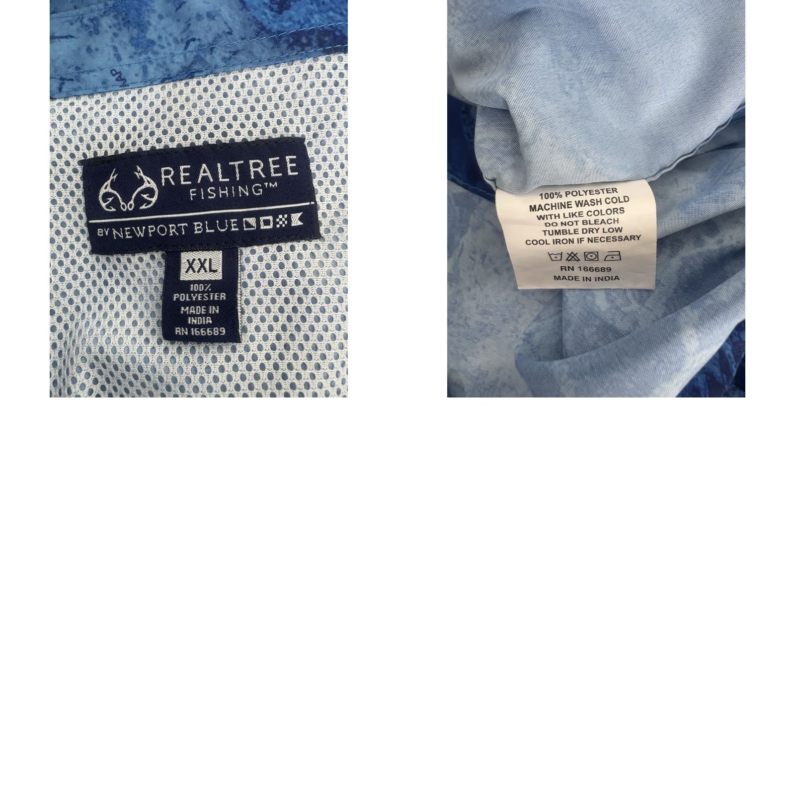 Realtree Realtree Fishing Blue Button Up Men’s Size XXL India Size US XXL / EU 58 / 5 - 8 Thumbnail