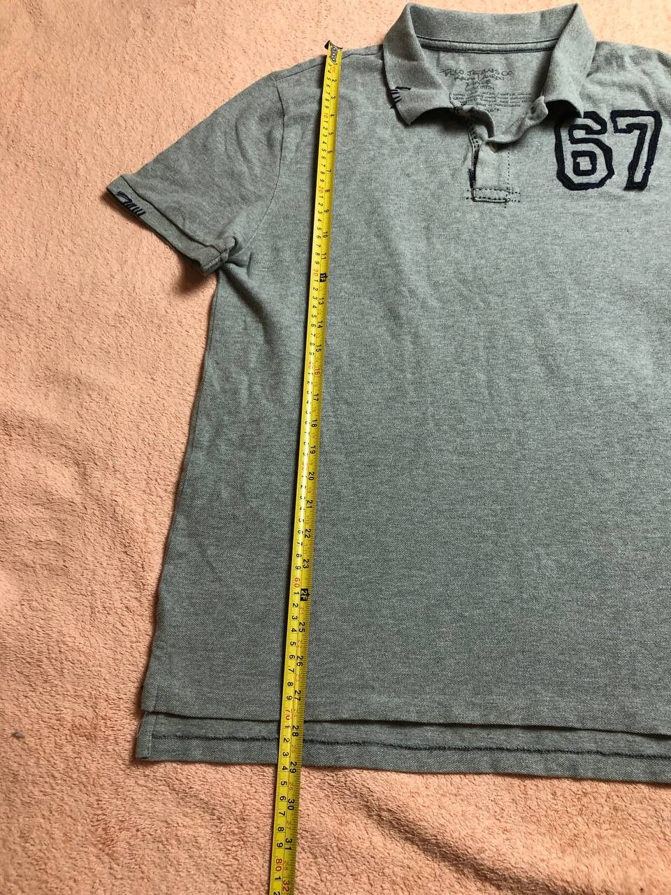 Polo Ralph Lauren Polo Jeans Co. Ralph Lauren POLO Grey Short Sleeve Size US XL / EU 56 / 4 - 5 Thumbnail