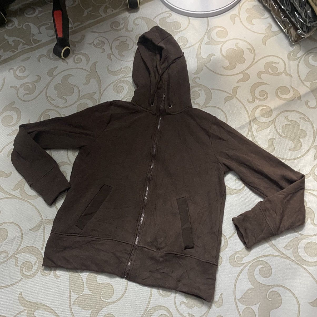 Other Vintage Plain Brown Hoodie Size XS / US 0-2 / IT 36-38 - 1 Thumbnail