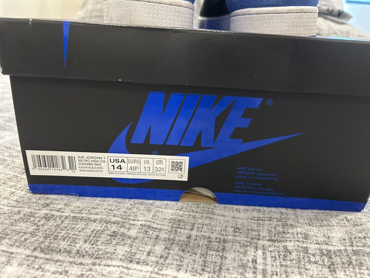 Jordan Brand Jordan 1 “Royal Reimagined” sz14 Size US 14 / EU 47 - 5 Thumbnail