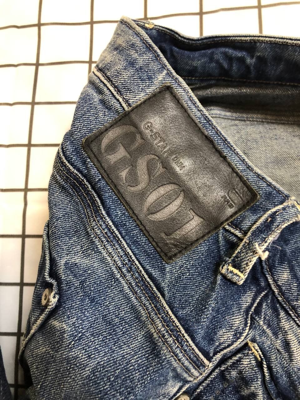 G-Star G-Star Raw GS01 Arc 3D Slim Blue Denim Jeans Size 31" - 17 Thumbnail