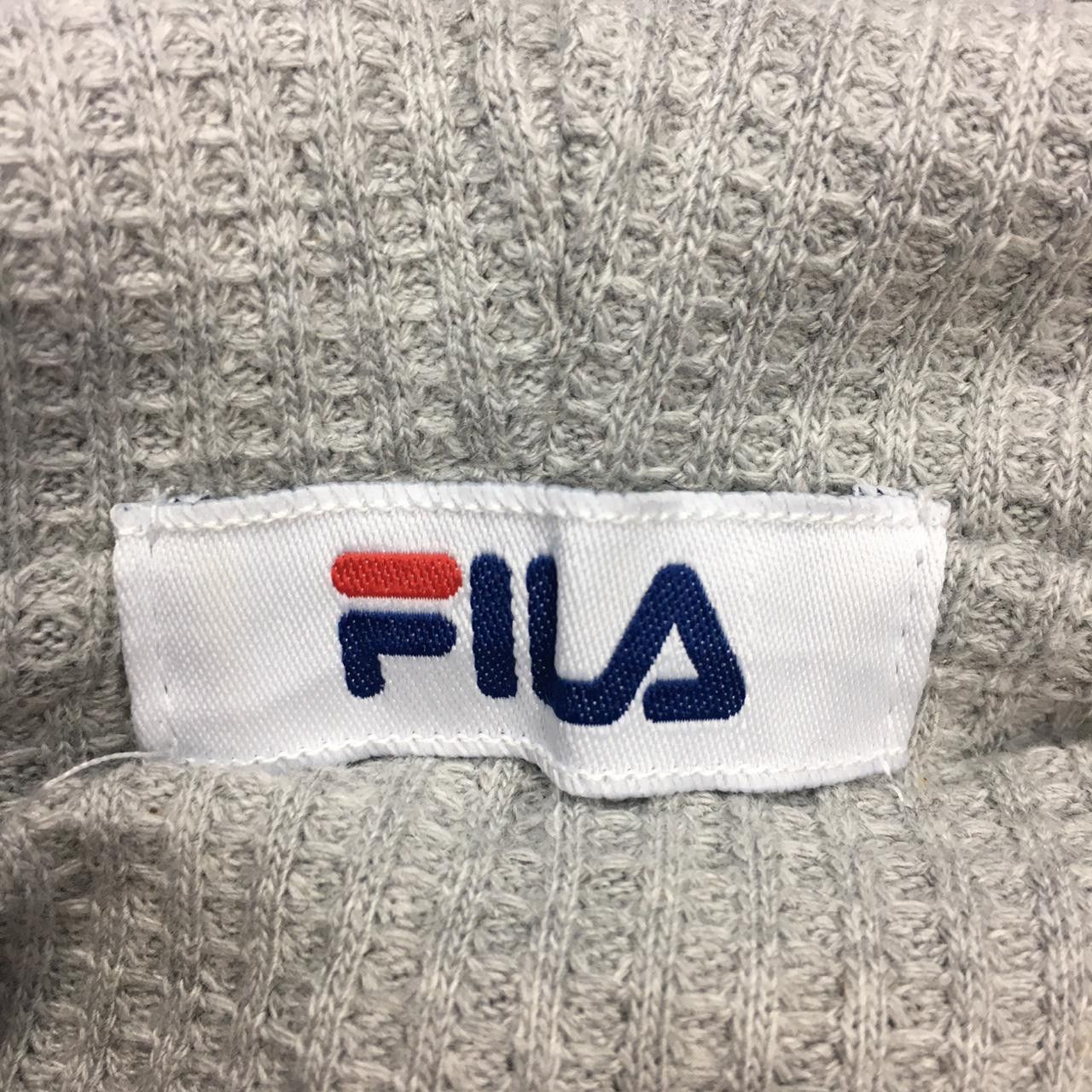 Fila Vtg FILA Zip Up Hoodie Jacket Sweater Spell Out Streetwear Size M / US 6-8 / IT 42-44 - 4 Thumbnail