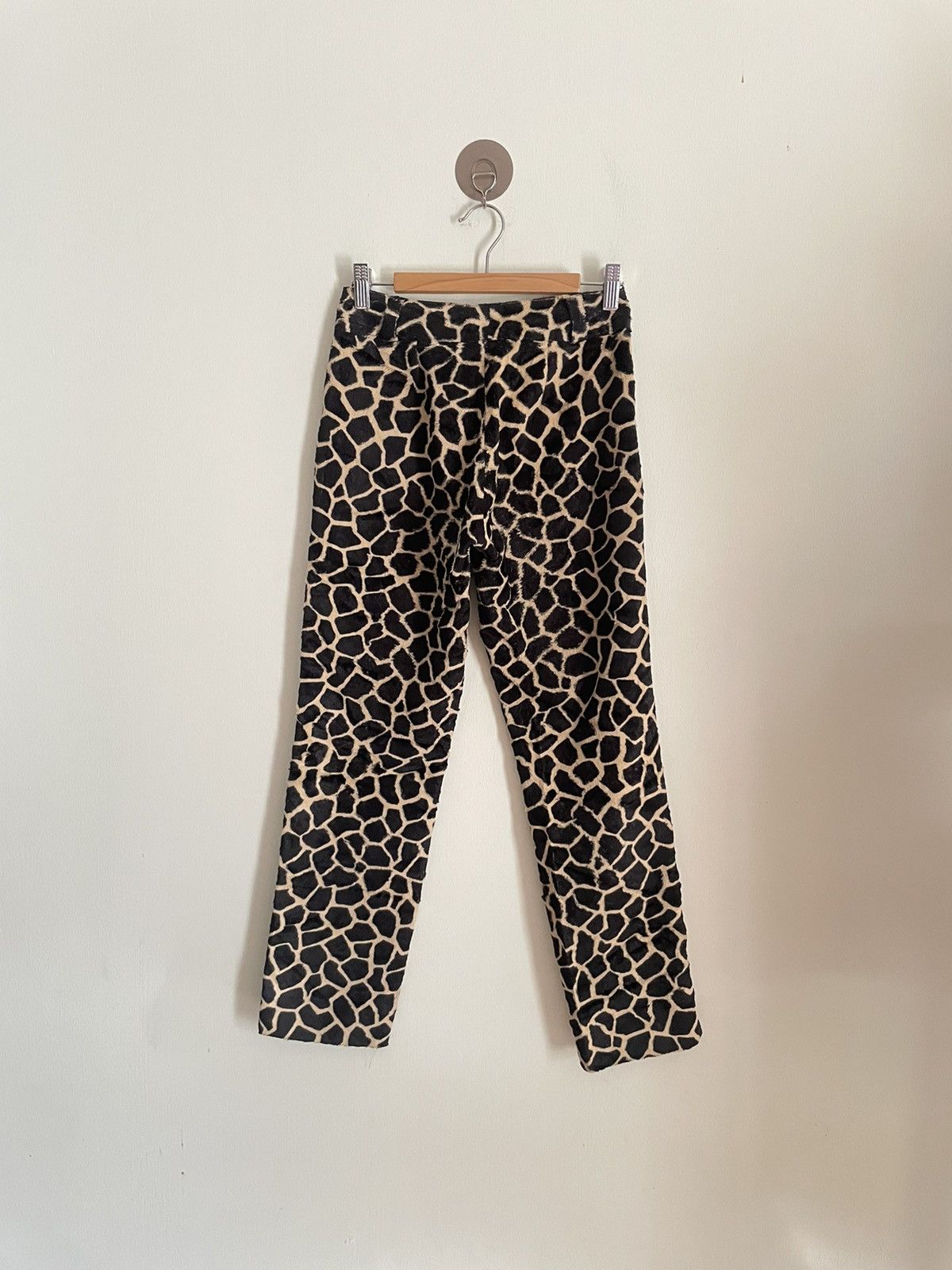 agnes b. Agnes B. Leopard Fuzzy Pants Size 26" / US 2 / IT 38 - 2 Thumbnail