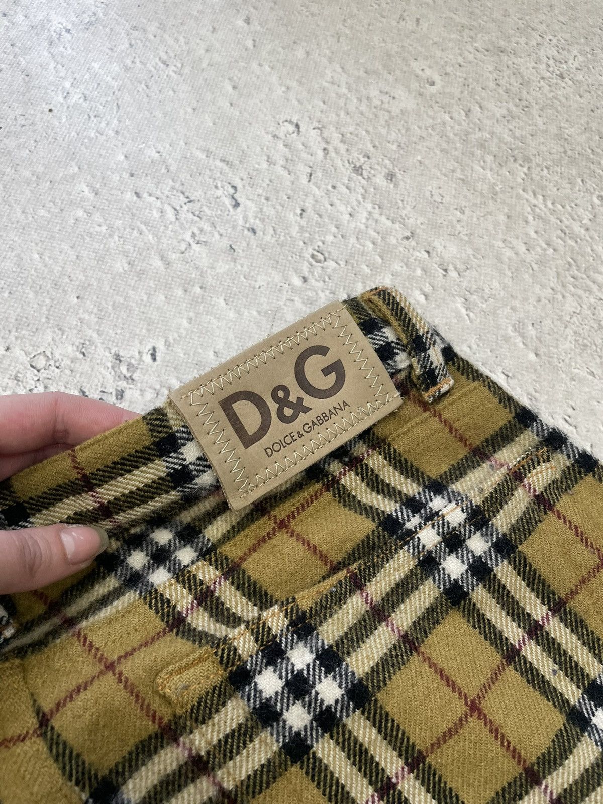 Burberry Vintage dolce Gabbana X Burberry nova check slim pants Size US 33 - 9 Thumbnail