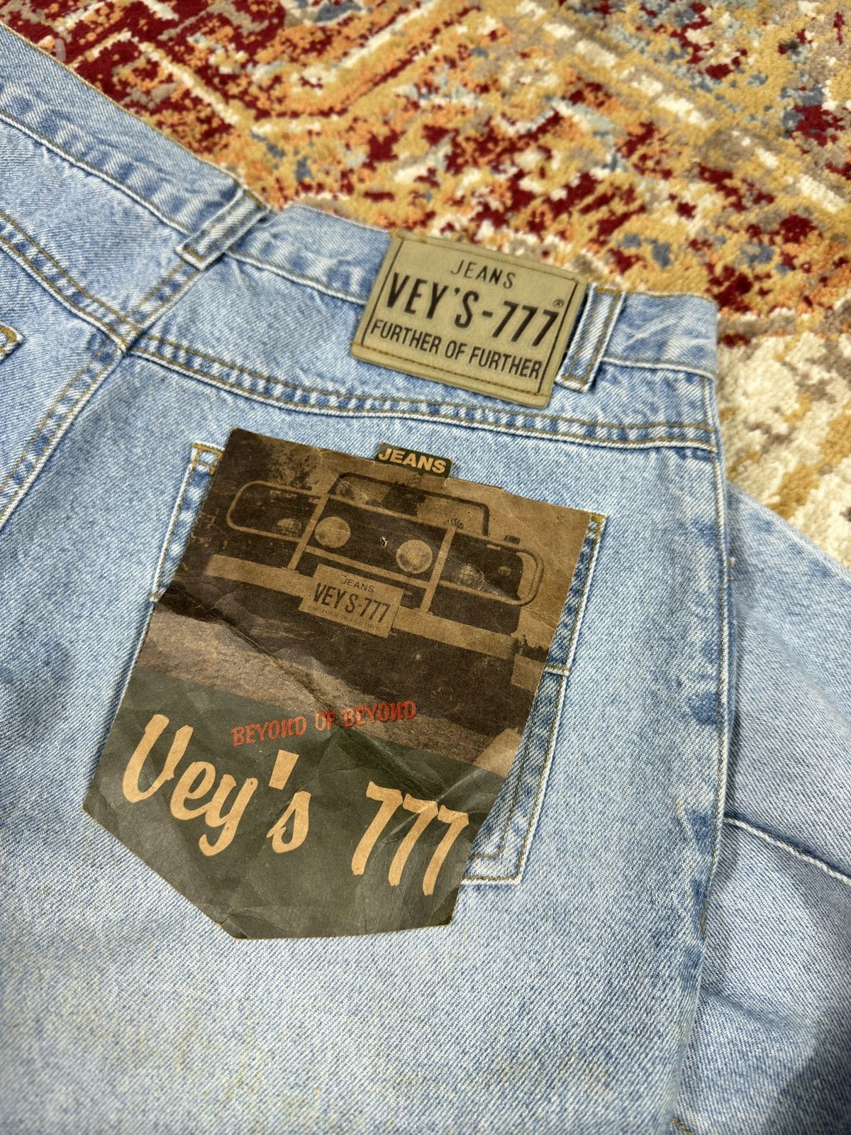 Hysteric Glamour × If Six Was Nine × Le Grande Bleu (L.G.B.) ᶠᵃⁿᶜʸᵍᵘʸ BNWT Y2K Flared Baggy Bootcut Denim Jeans Vintage Size US 30 / EU 46 - 5 Thumbnail