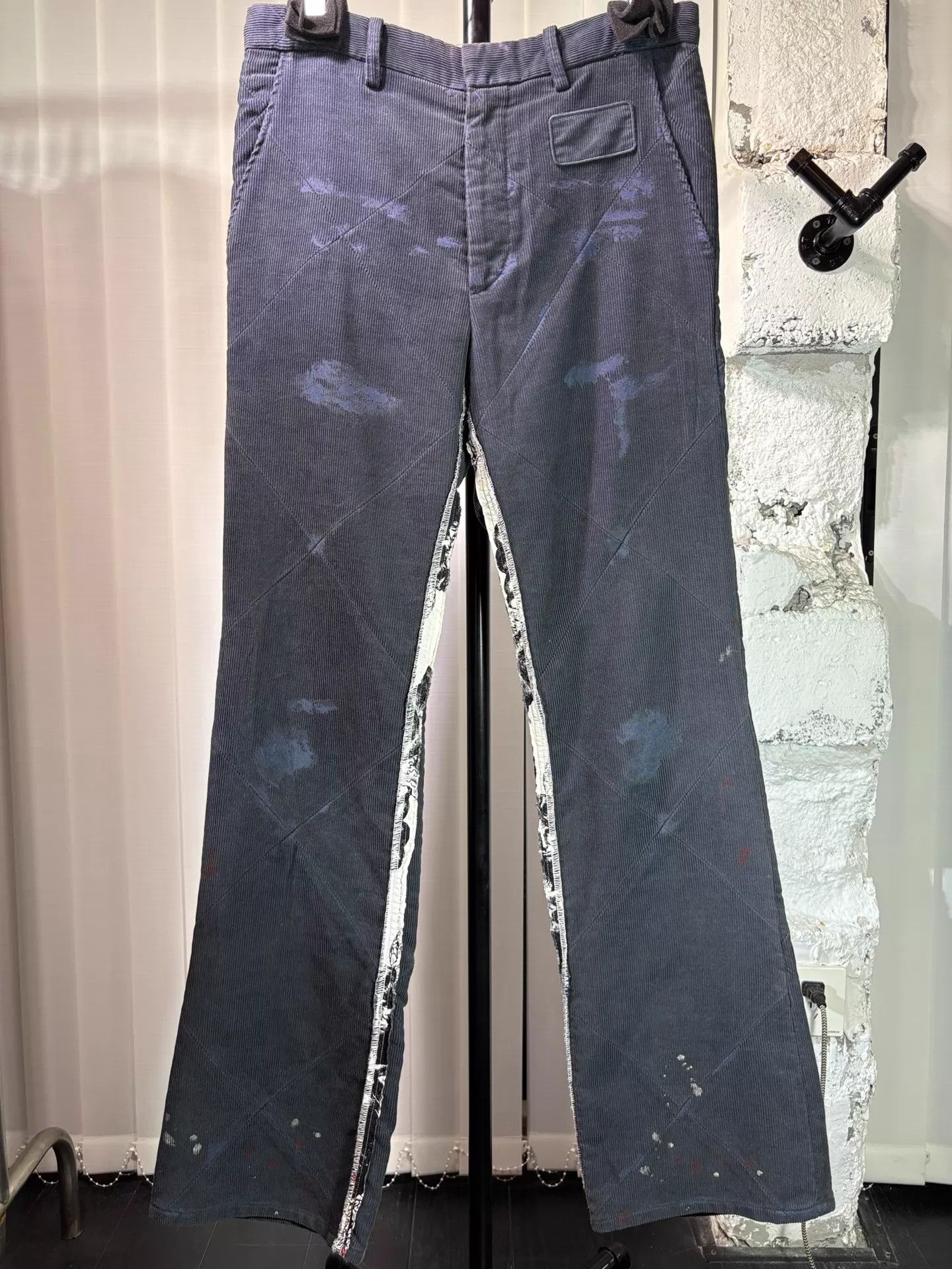 Undercover UNDERCOVER Flared Pants Patchwork Distressed Ink Size US 32 / EU 48 - 1 Thumbnail