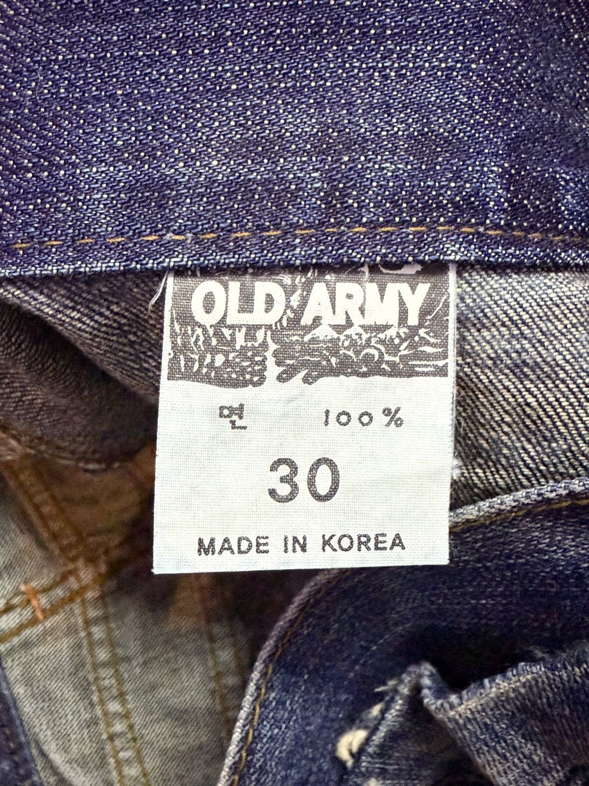 Hysteric Glamour × Japanese Brand Old Army Japan Studded Claw Mark Muddy Wide Leg Flared Jeans Size US 30 / EU 46 - 23 Thumbnail