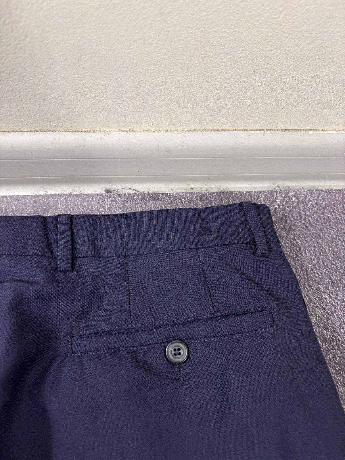 Hackett Hackett Men’s Navy Blue Wool Dress Pants Trousers Size US 34 / EU 50 - 17 Thumbnail