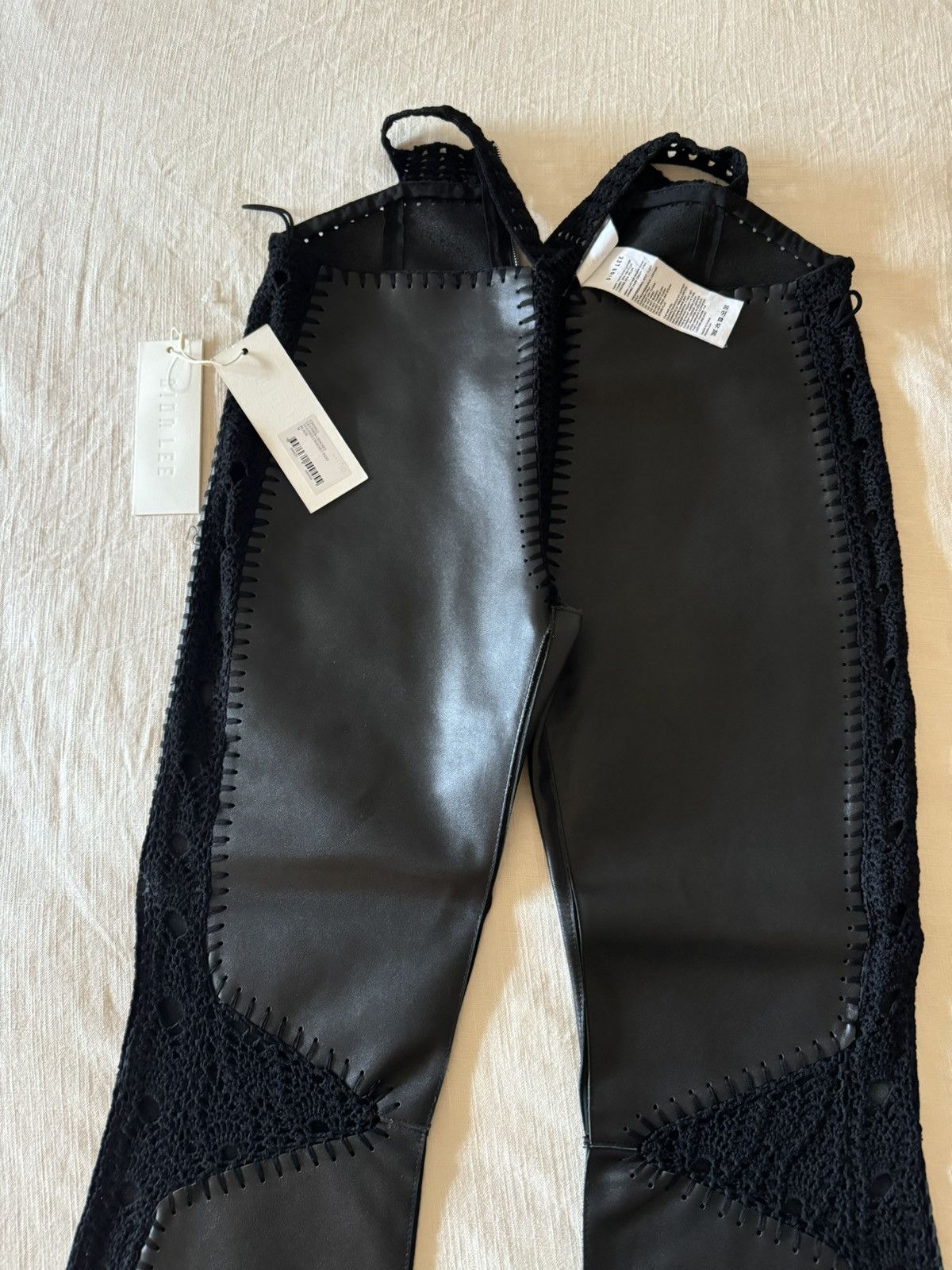 Dion Lee Dion Lee leather crochet pants Size 28" / US 6 / IT 42 - 2 Thumbnail
