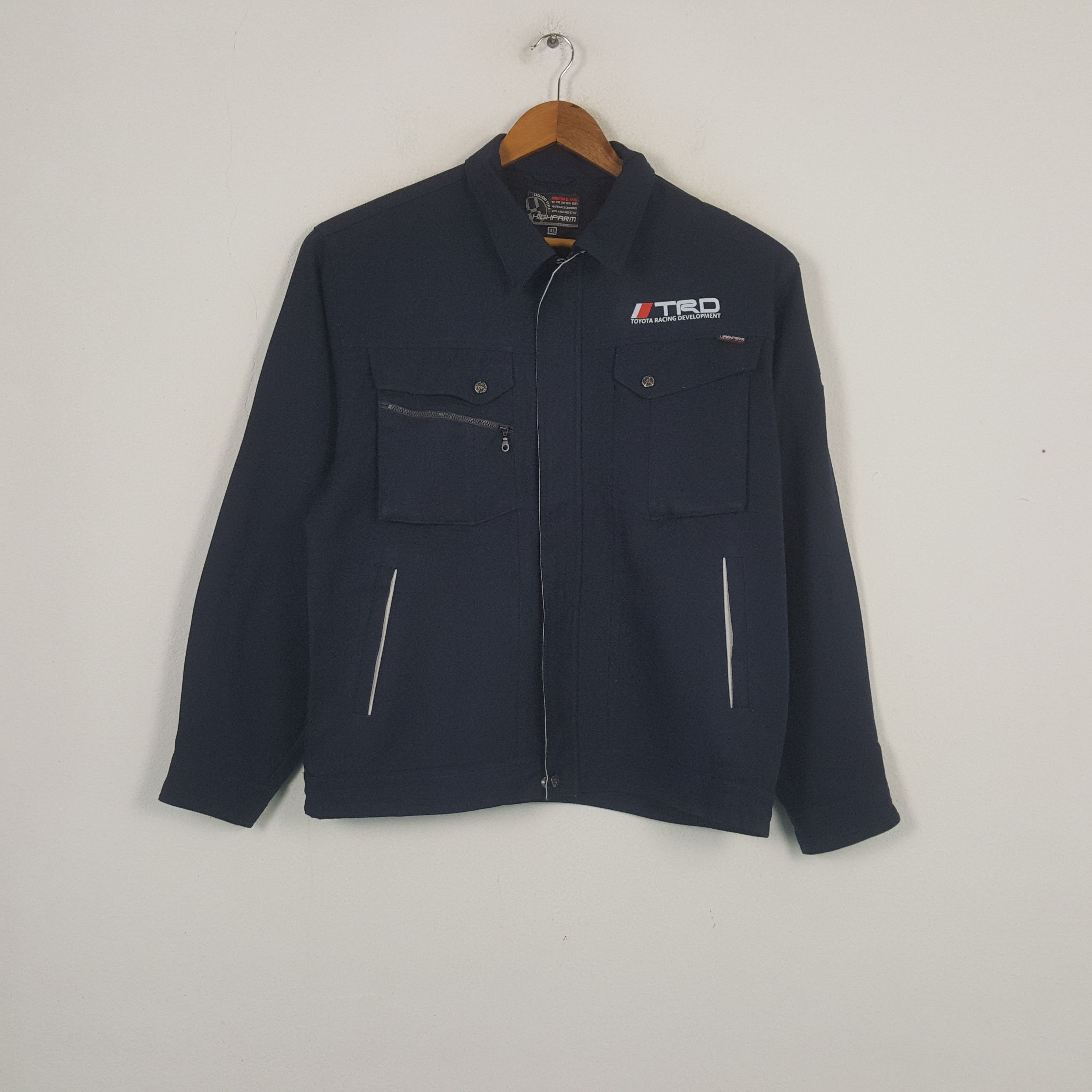 Japanese Brand × Vintage Vintage TRD Toyota Motorsports Racing Custom Jacket C284N17 Size US L / EU 52-54 / 3 - 3 Thumbnail