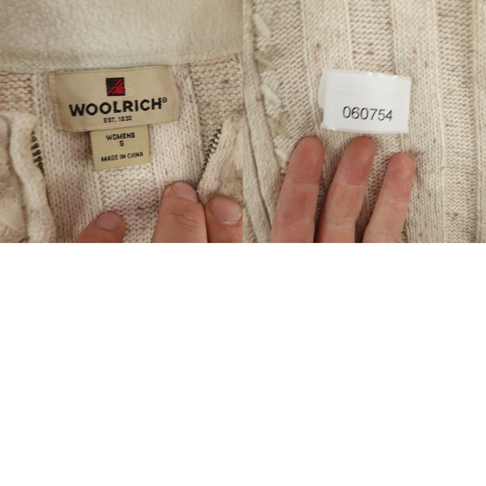Vintage VINTAGE Woolrich Sweater Vest Women's Small Casual Knit Sleeveless Full Zip Tan Wool Blend Size S / US 4 / IT 40 - 8 Thumbnail