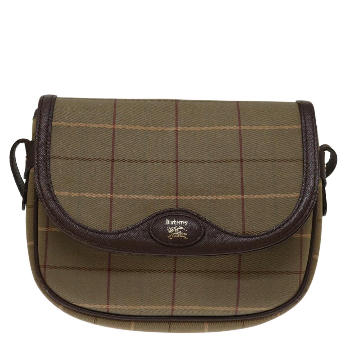Burberry Beige Canvas Shoulder Bag (Pre-Owned) Size ONE SIZE - 1 Thumbnail
