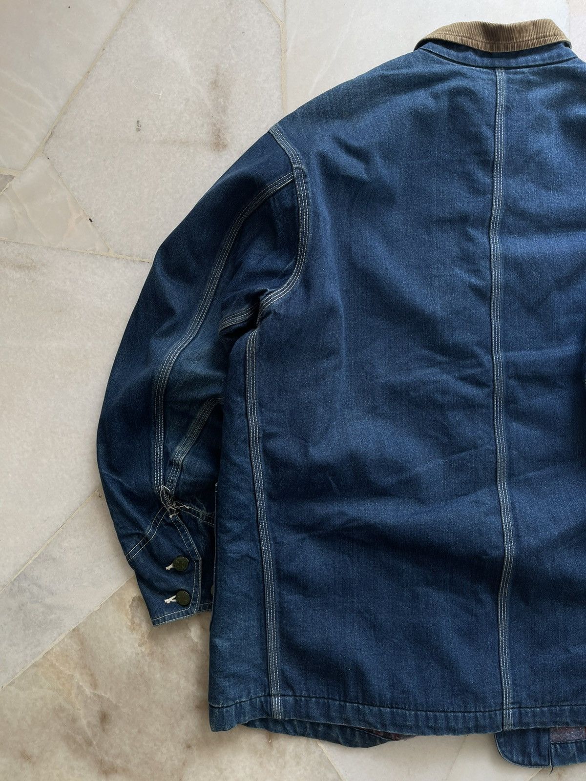 Sugar Cane × Toyo Enterprises 90s Sugar Cane Sanforized Chore Jacket Size US XL / EU 56 / 4 - 13 Thumbnail
