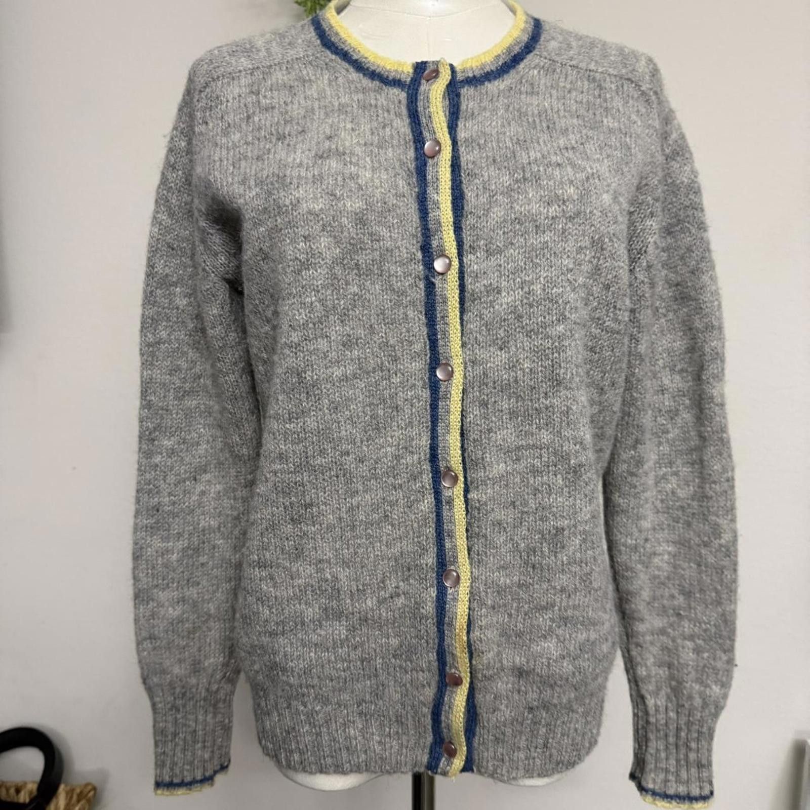 Designer Deans of Scotland Wool Sweater 38 Small Size S / US 4 / IT 40 - 1 Thumbnail