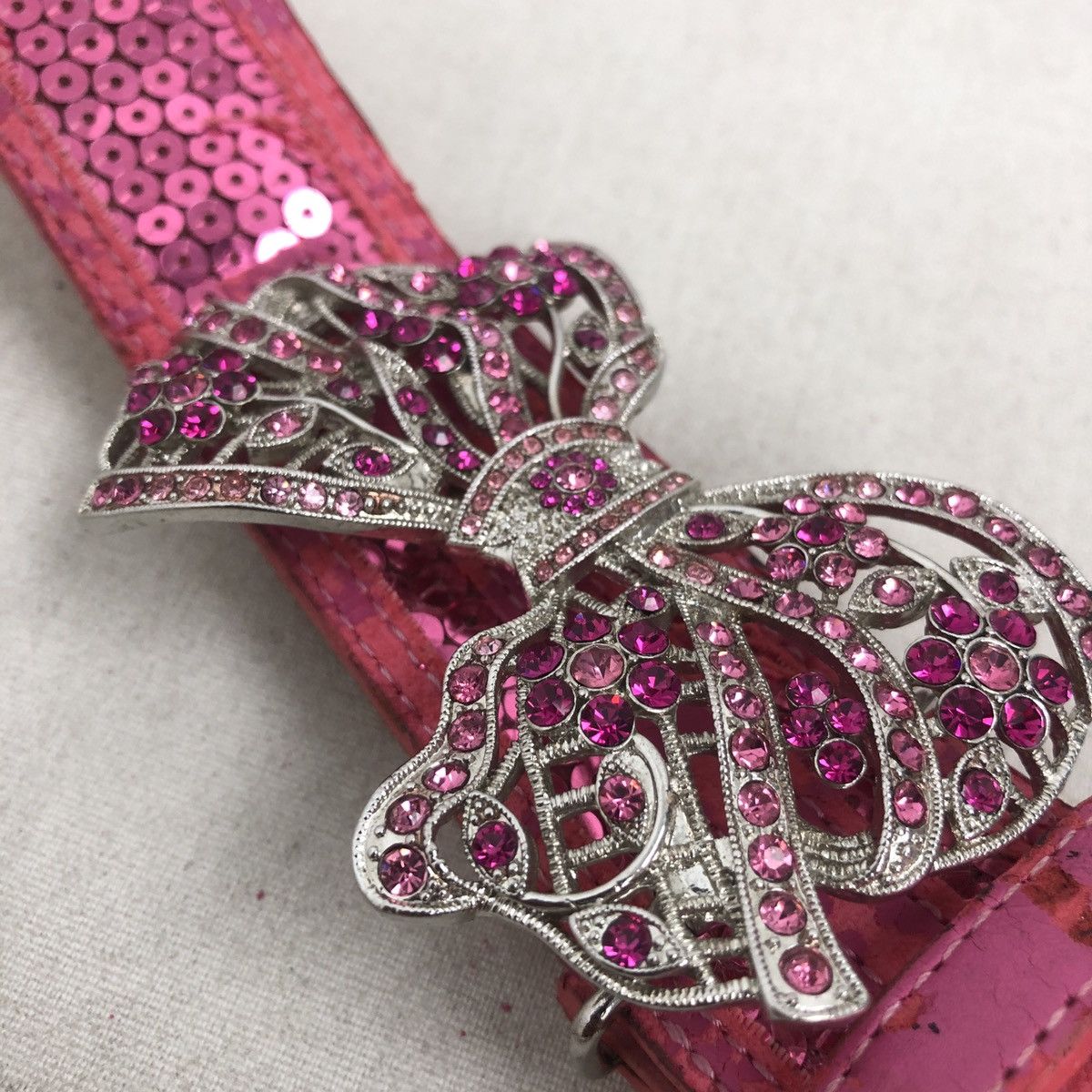 Japanese Brand Pink Blink Blink With Ribbon Belt Size 38 - 3 Thumbnail