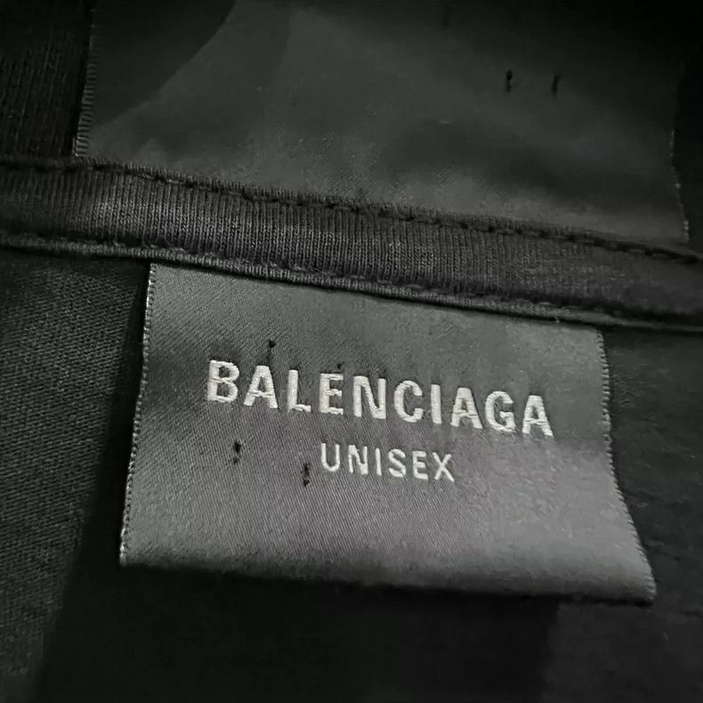Balenciaga Balenciaga Black Letter Printed Short Sleeve Size US XXS / EU 40 - 3 Thumbnail
