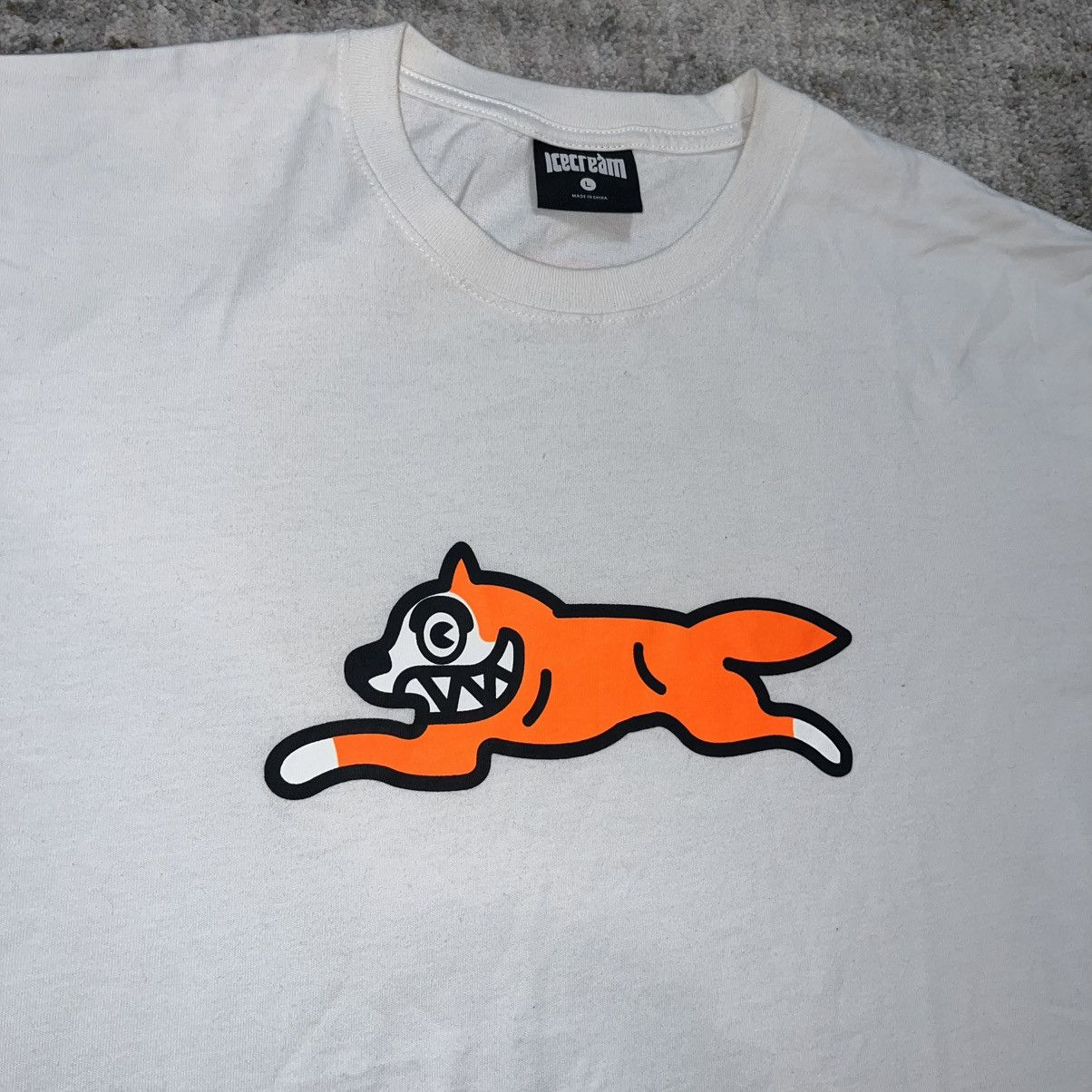 Icecream Billionaire Boys ICECREAM Running Dog Graphic T-Shirt Size US L / EU 52-54 / 3 - 2 Thumbnail