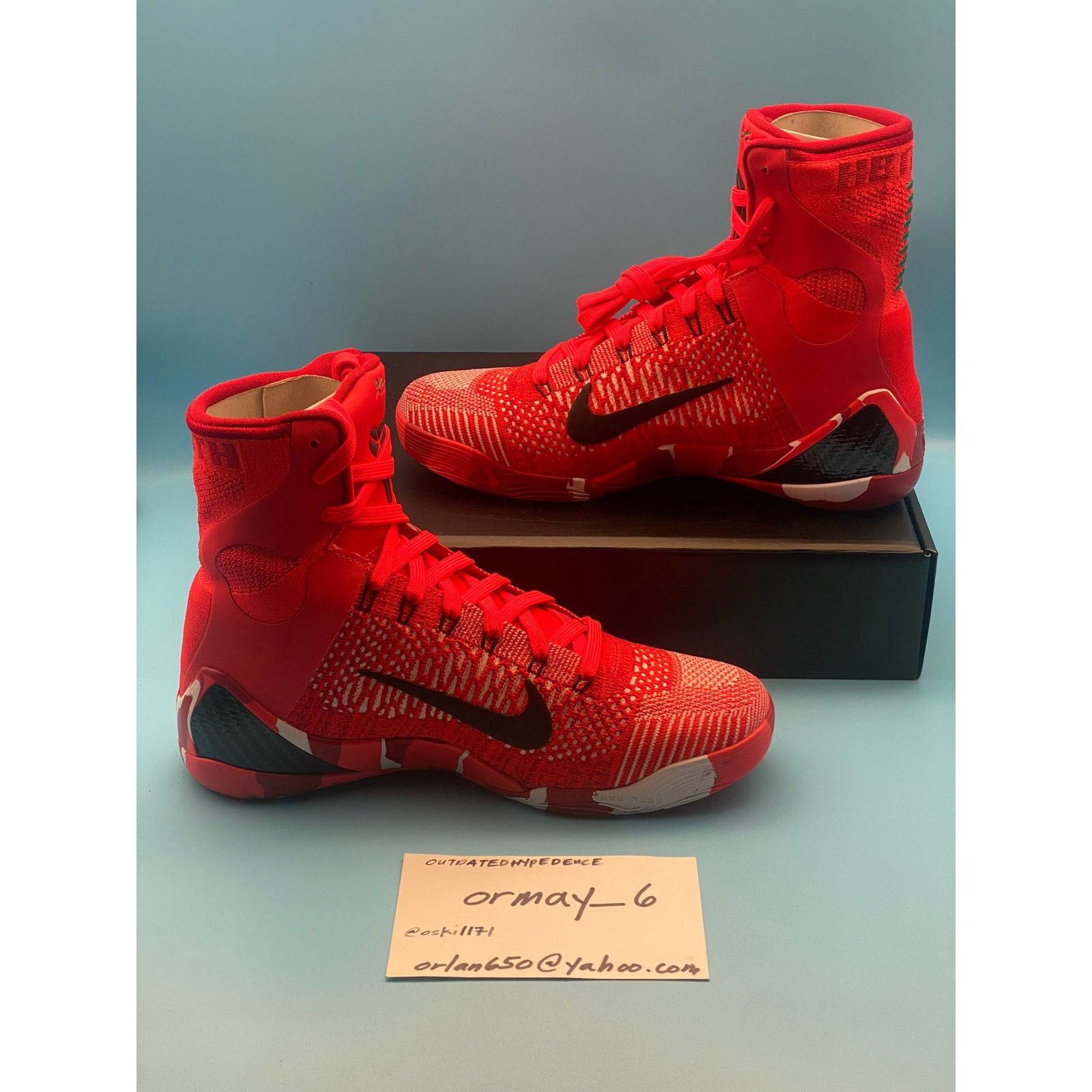 Nike Kobe 9 Elite Protro 'Christmas' 2024 m8 w9.5 Size US 8 / EU 41 - 2 Thumbnail