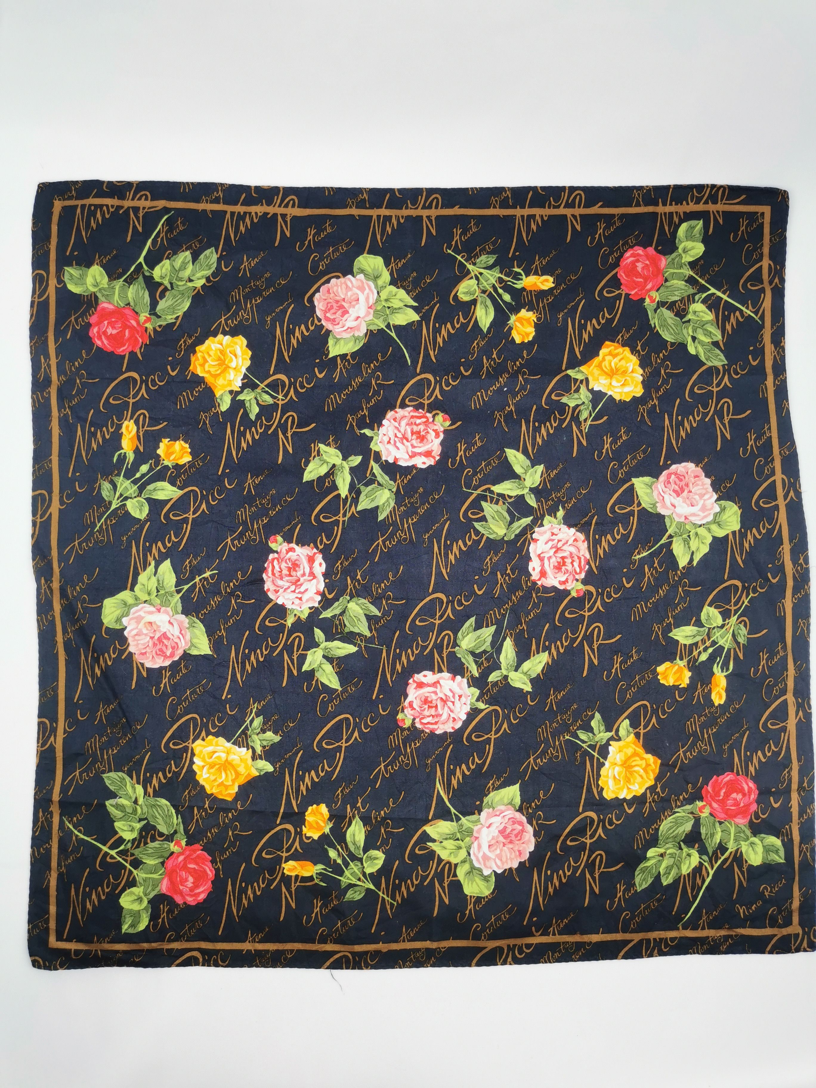 Vintage Nina ricci handkerchief / bandana / neckerchief Size ONE SIZE - 2 Thumbnail