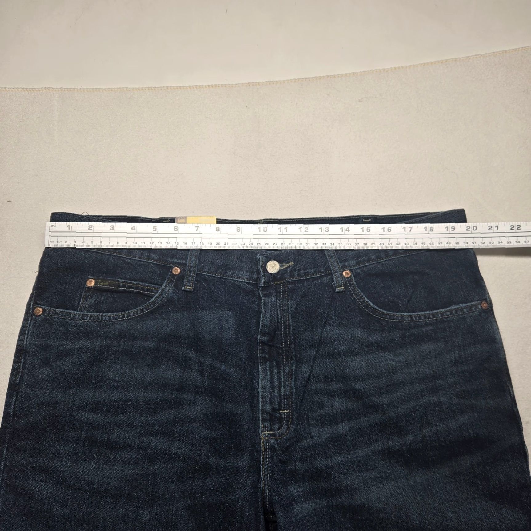 Lee Lee Jeans Denim Blue Regular Fit Straight Leg Jeans Men 40 x 30 Size US 40 / EU 56 - 5 Thumbnail