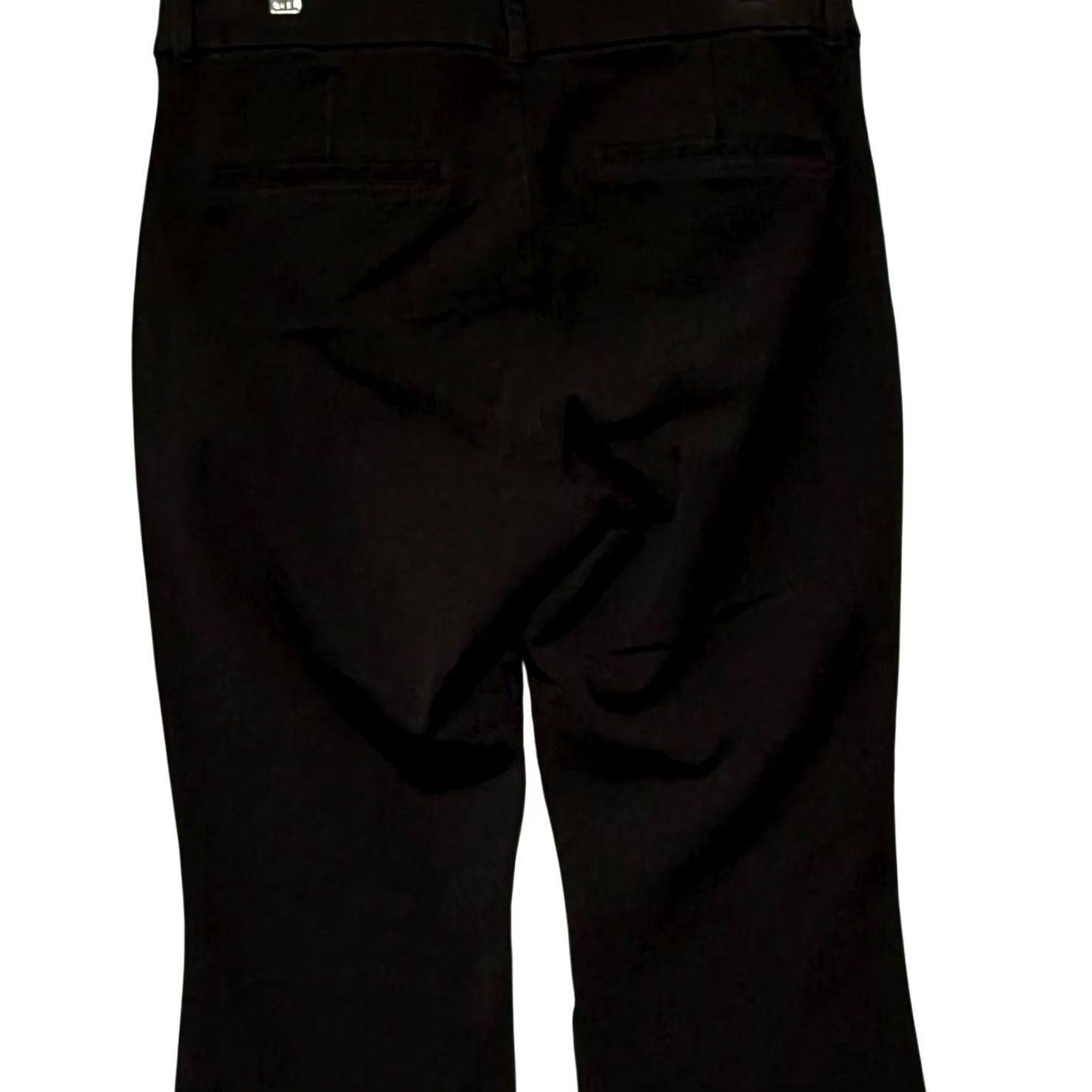 Old Navy Old Navy Dark Heather Pixie Flare Pants 10 High Rise Slim Casual Workwear Pants Women Size 32" / US 10 / IT 46 - 4 Thumbnail