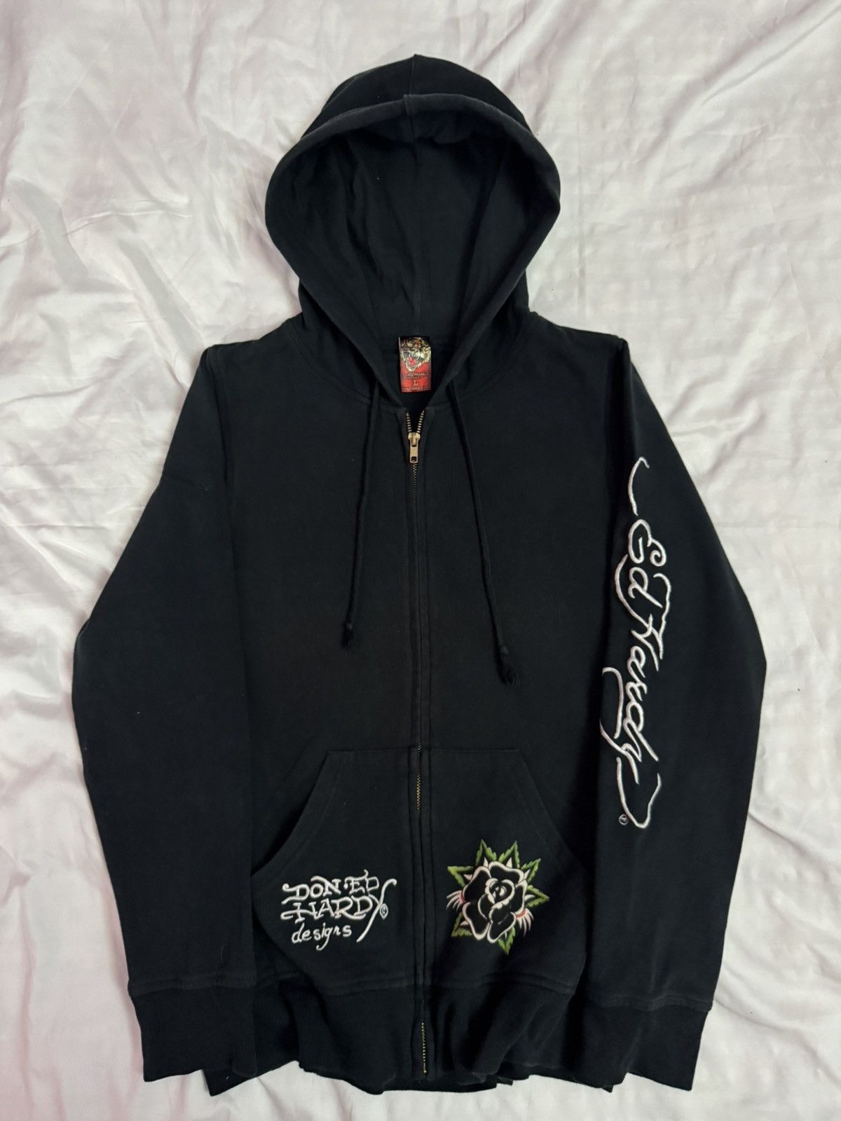 Ed Hardy 2000s Archive Skull Ed Hardy Christian Audigier Hoodie Size US S / EU 44-46 / 1 - 5 Thumbnail