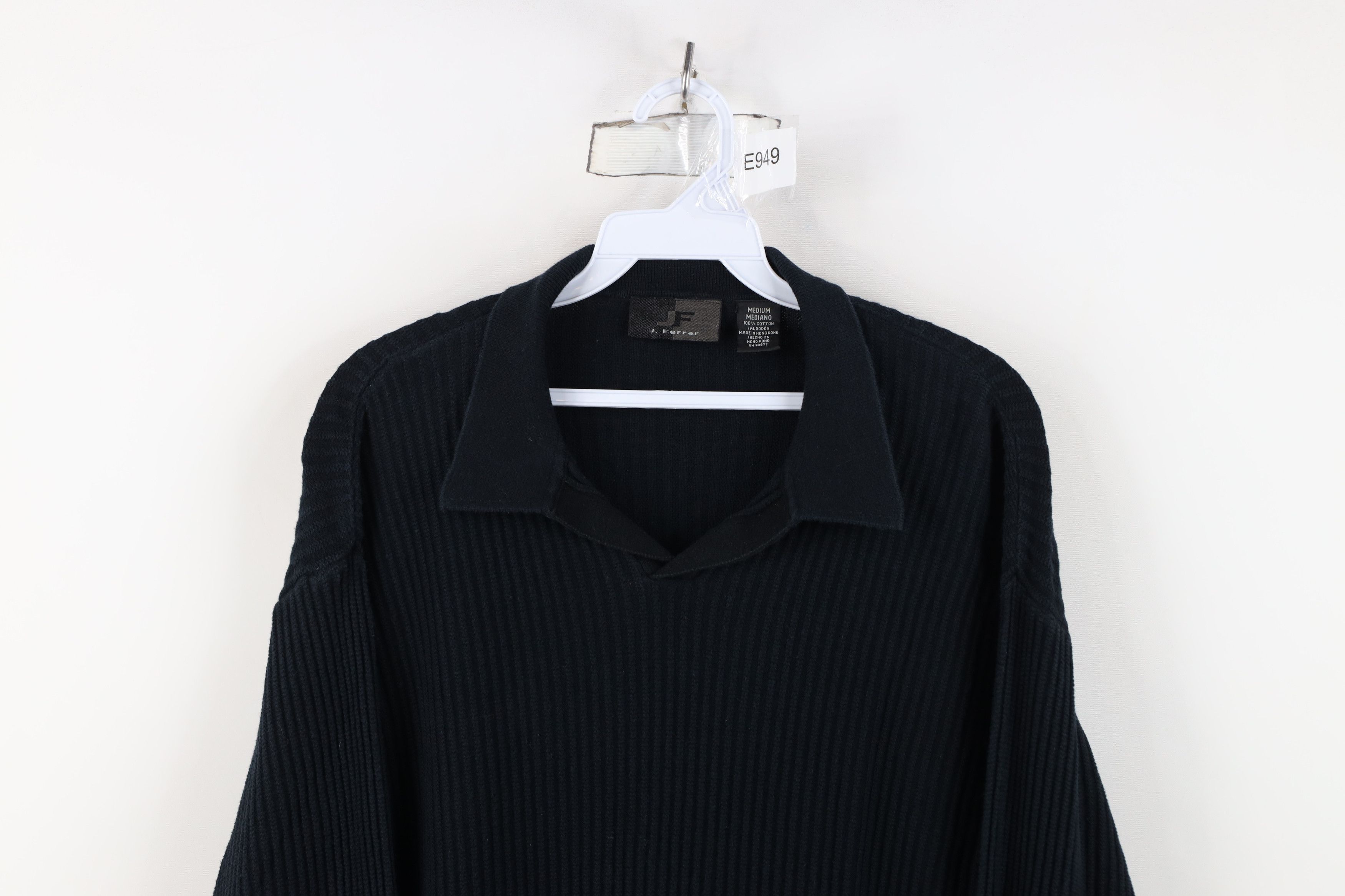Vintage Vintage 90s Streetwear Chunky Ribbed Collared Polo Shirt Size US M / EU 48-50 / 2 - 2 Thumbnail